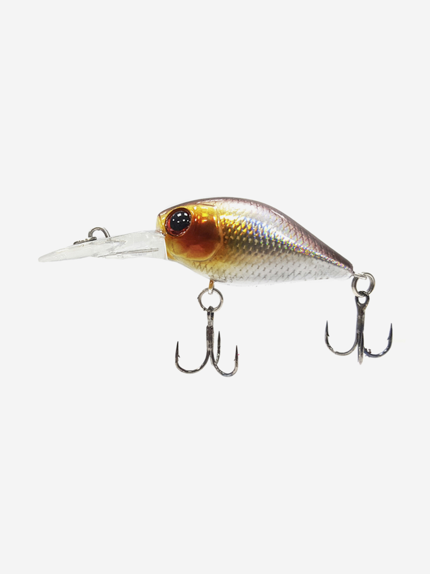

Воблер Mottomo Chubber DR 36F 4g Shibu Silver, Серебряный