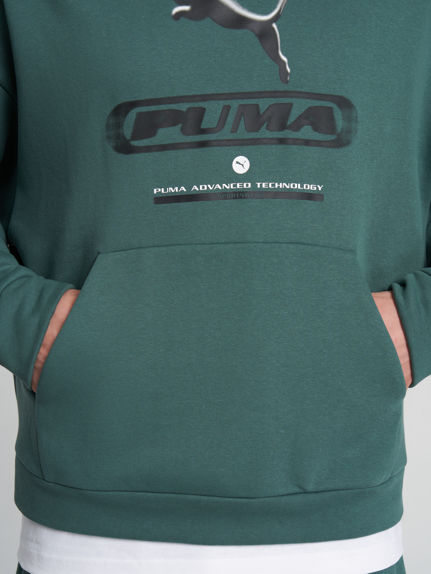 Худи мужское PUMA Sport, Зеленый 5