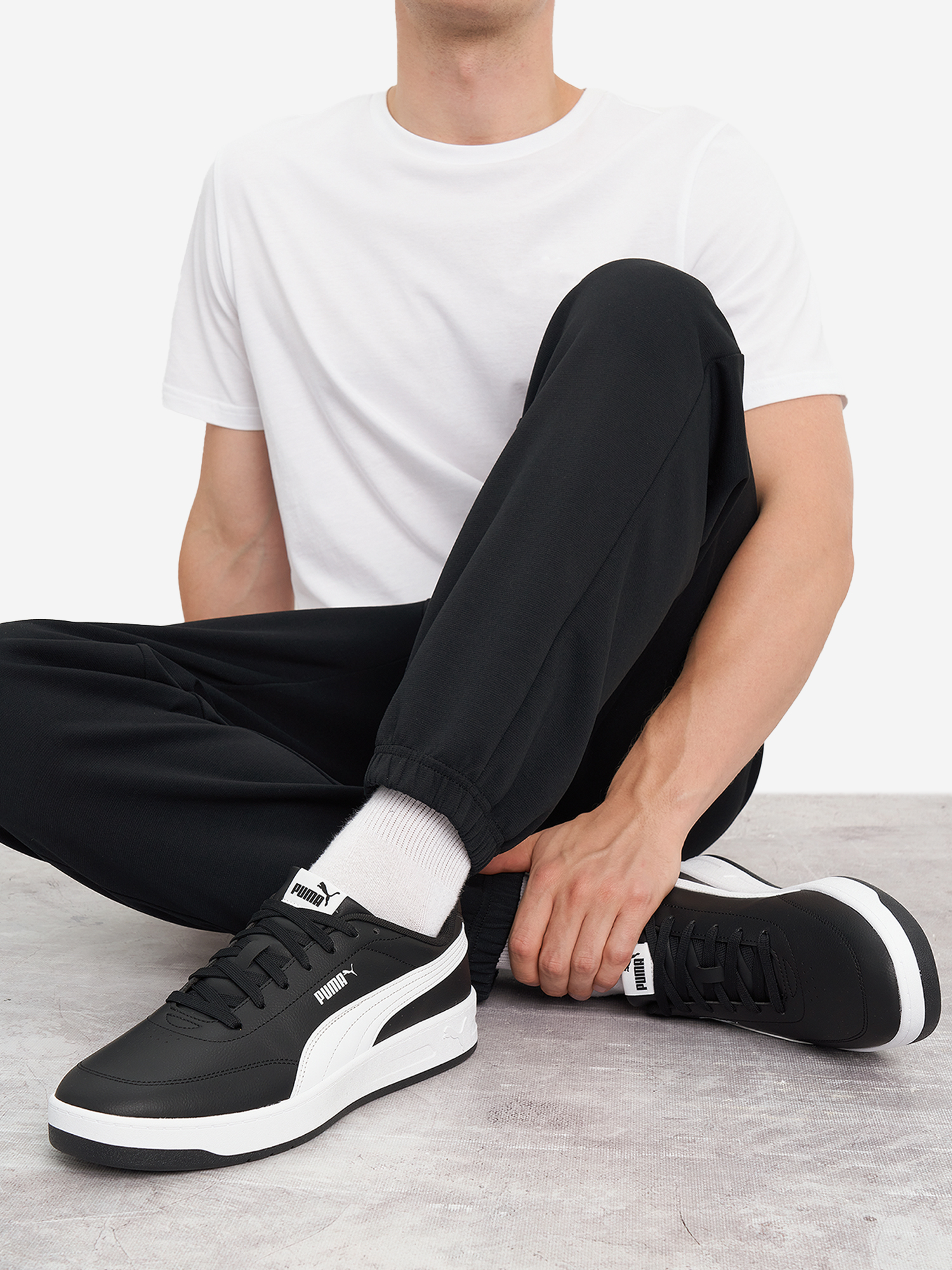 Кеды Puma Court Classic Clean, черный, арт. 26722