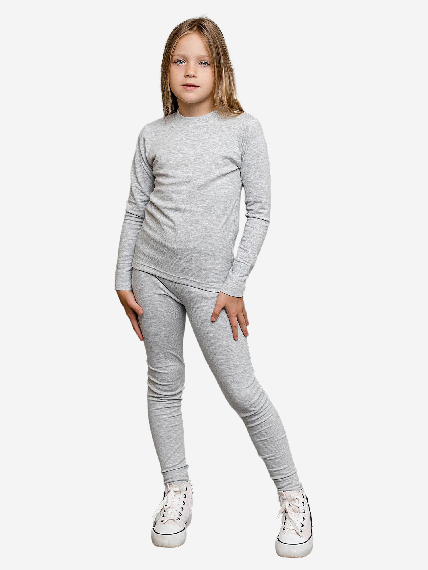 Изображение товара Комплект термобелья для девочки batik светло-серый меланж, Светло-серый меланж