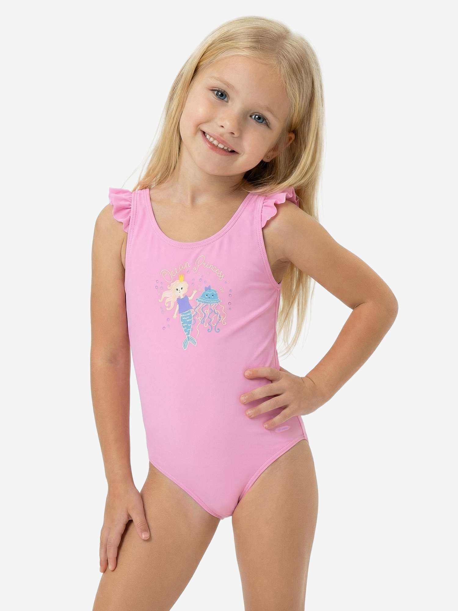 

Купальник слитный для девочек Joss, Розовый