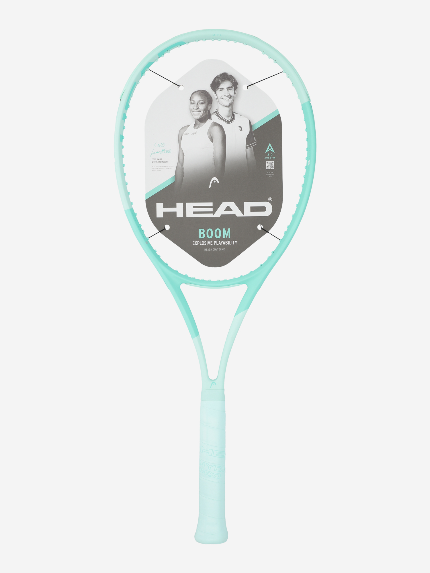 фото Ракетка для большого тенниса head boom mp l 27", зеленый