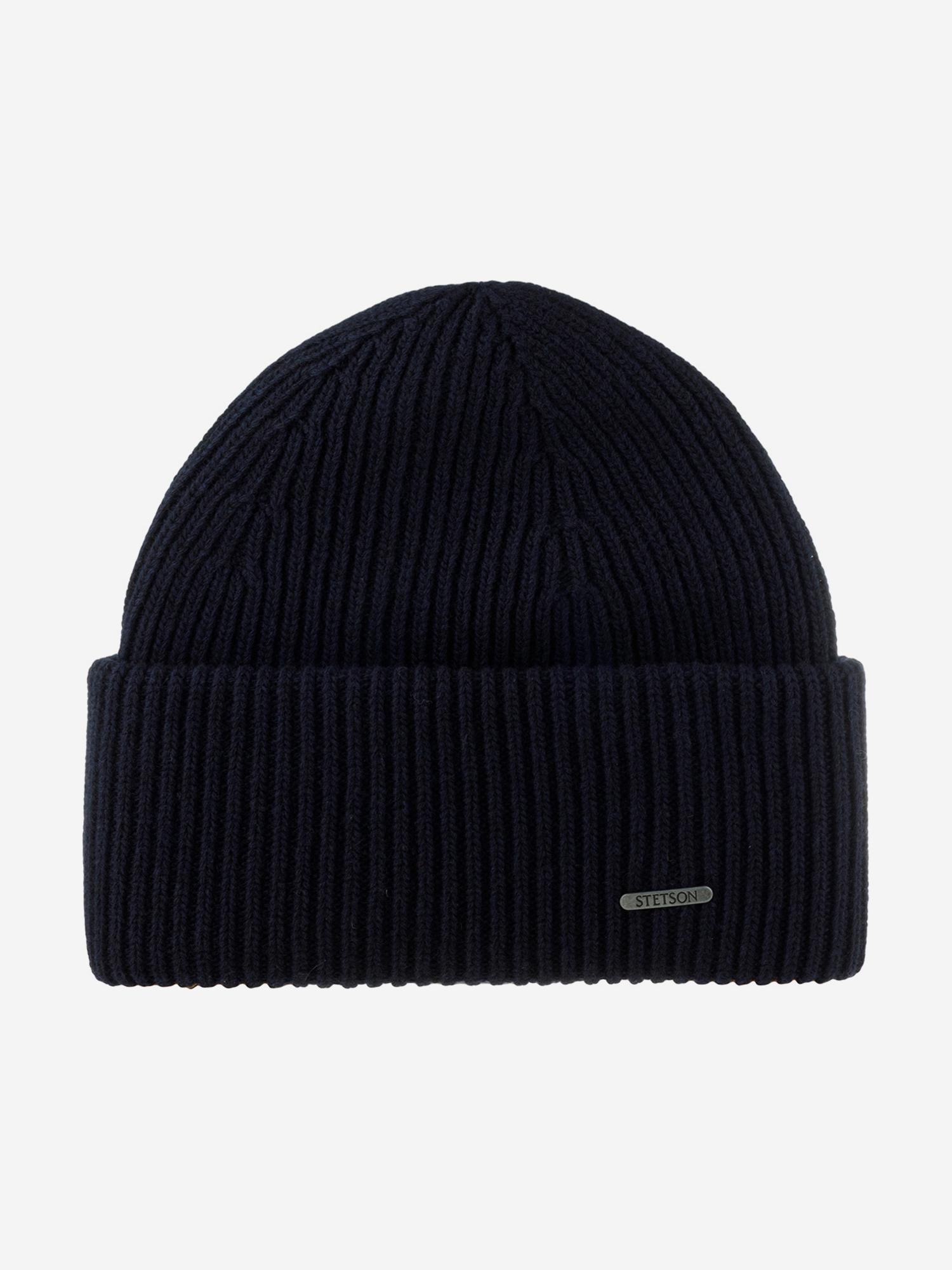 

Шапка с отворотом STETSON 8599382 BEANIE WOOL (синий), Синий
