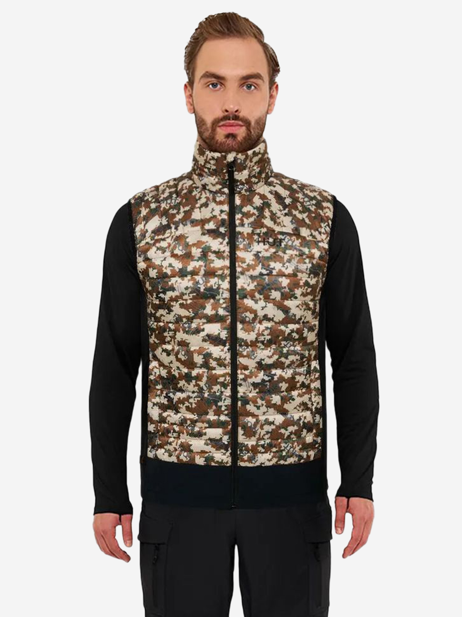 Изображение товара Жилет для охоты и рыбалки мужской HUT SPIKE, Камуфляж