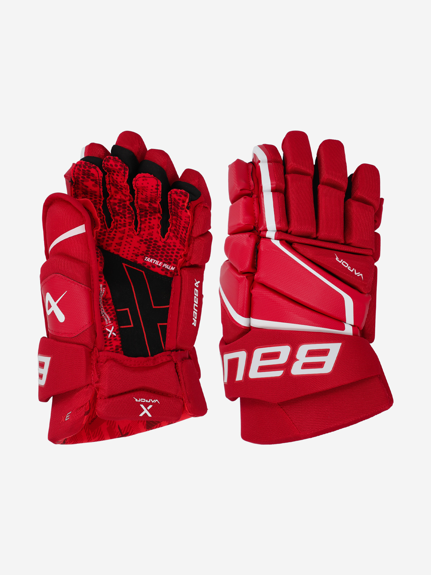 

Перчатки хоккейные Bauer Vapor 3X SR, Красный