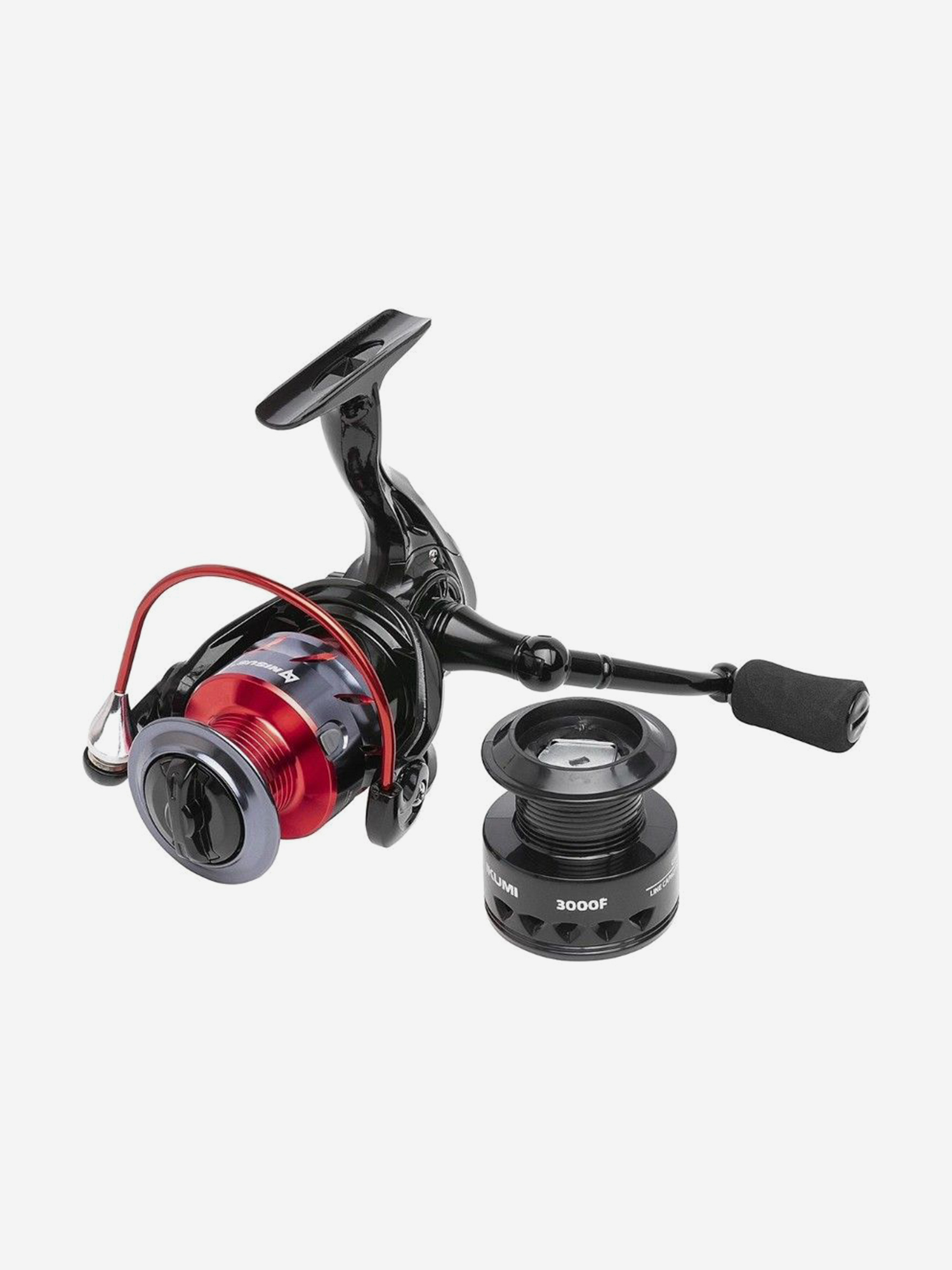 

Катушка безынерционная Nisus IKUMI 3000F 4+1 подшипник + запасная шпуля, Красный