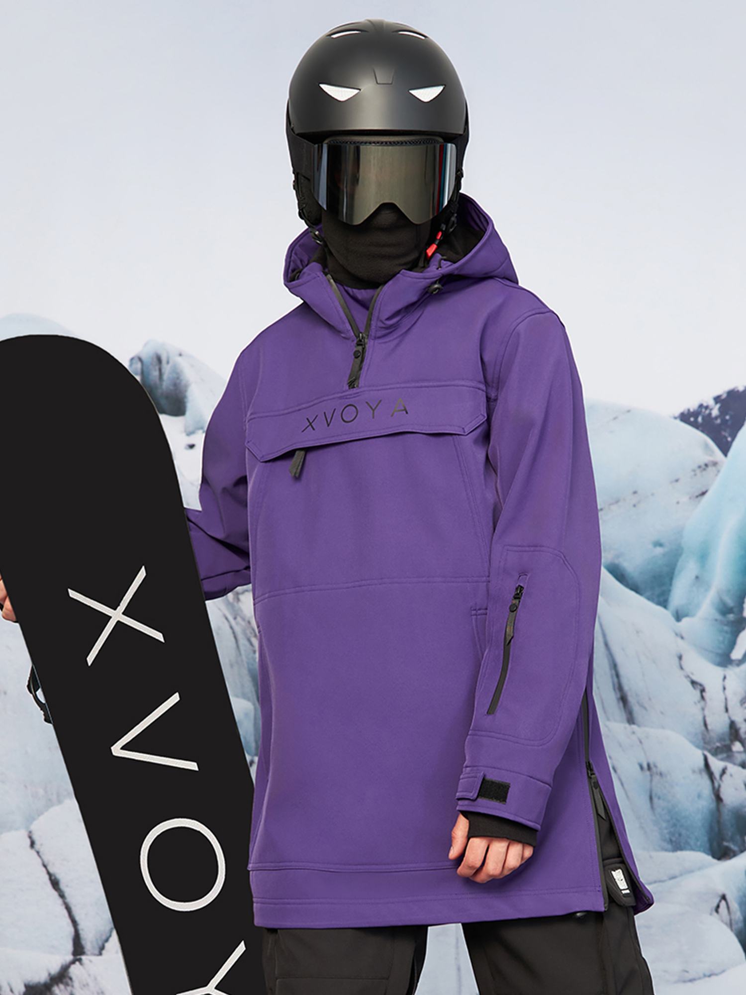 Изображение товара Анорак мужской XVOYA BASE, Фиолетовый