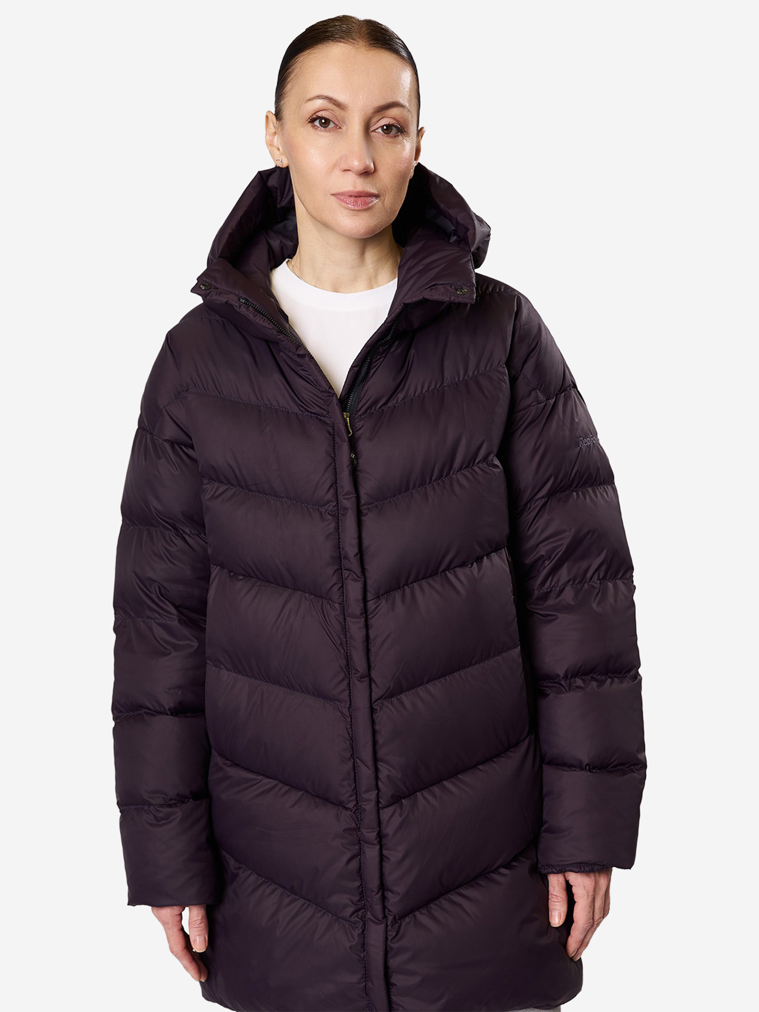 Изображение товара Женское пуховое полупальто Red Fox Myst бургундиподходит для зимы