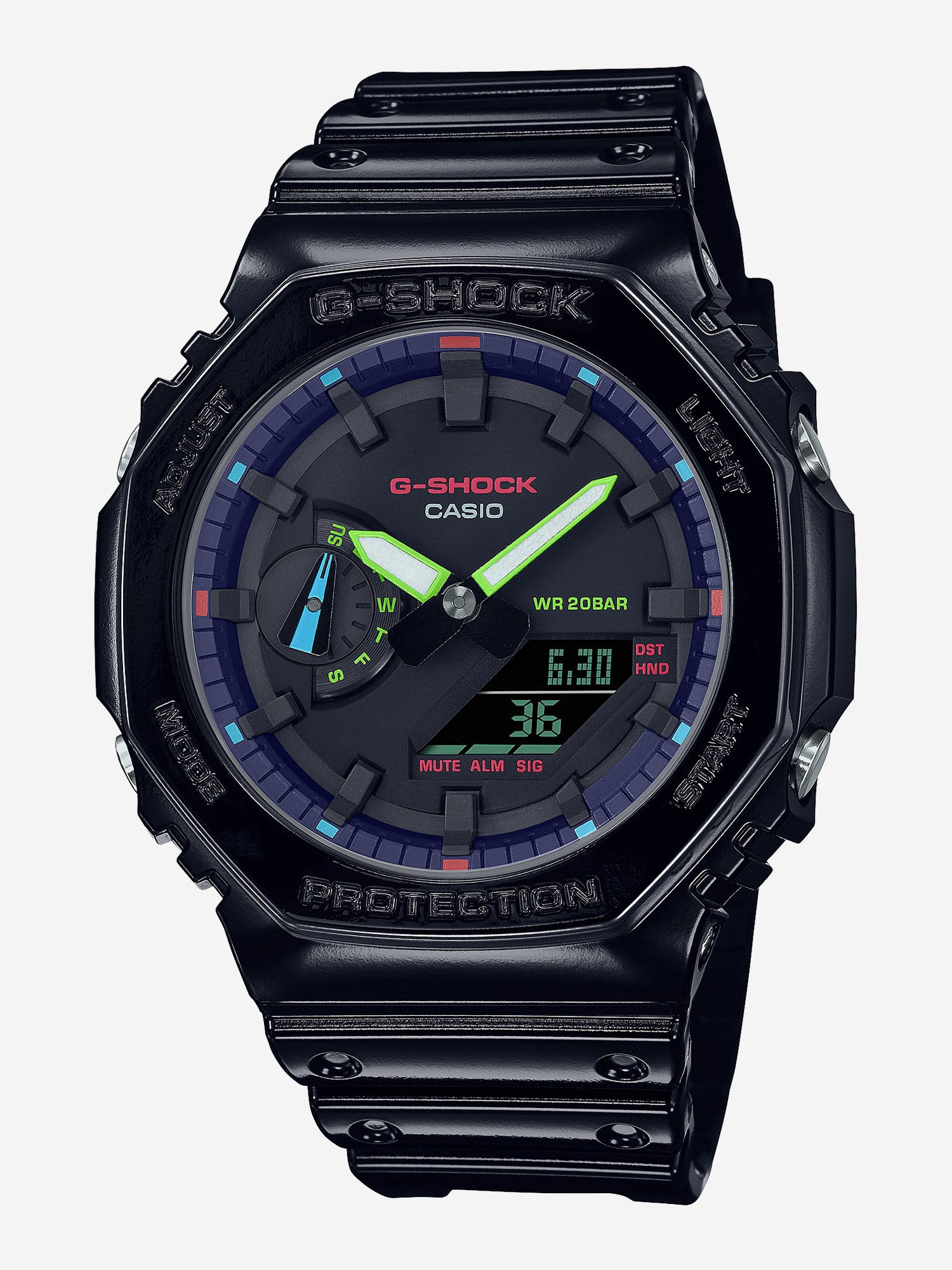 

Наручные часы Casio G-Shock GA-2100RGB-1A, Черный