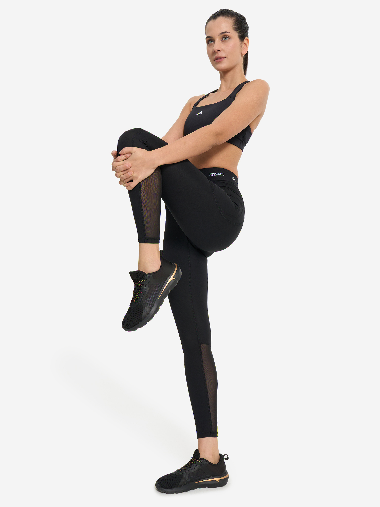 фото Легинсы женские adidas, черный