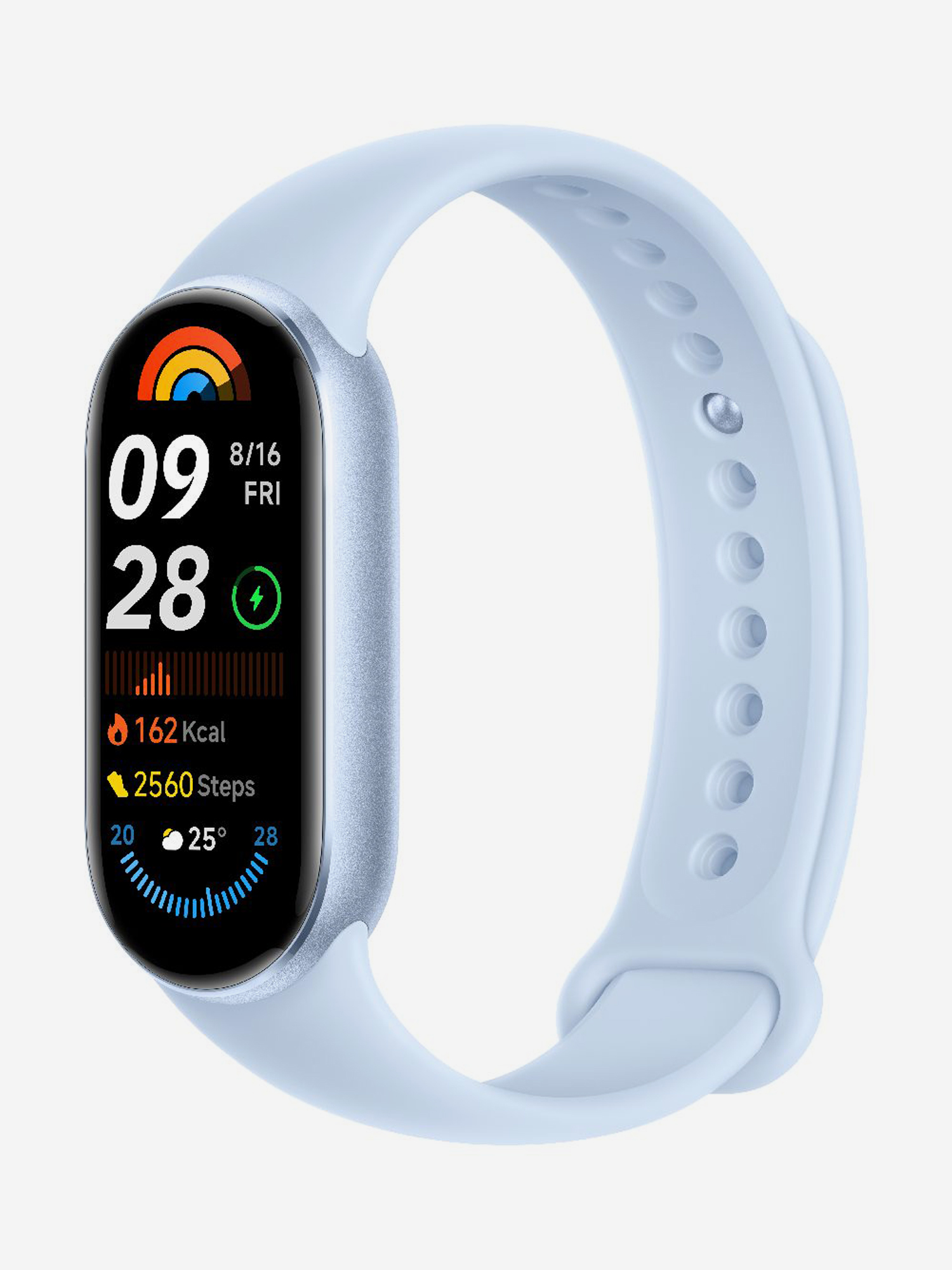 

Фитнес-браслет Xiaomi Smart Band 9 синяя Арктика, Голубой