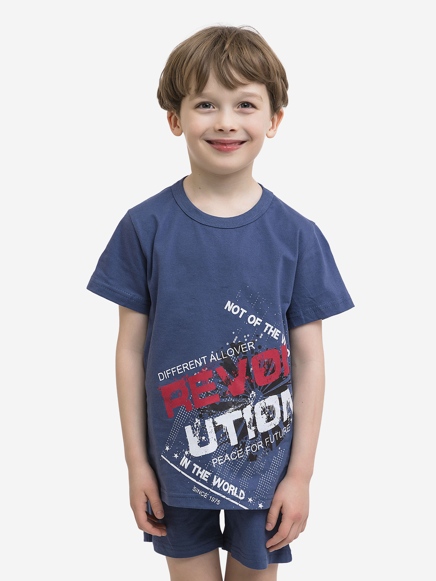 Изображение товара Одежда Детская Футболка batik с коротким рукавом для мальчика 100% хлопок