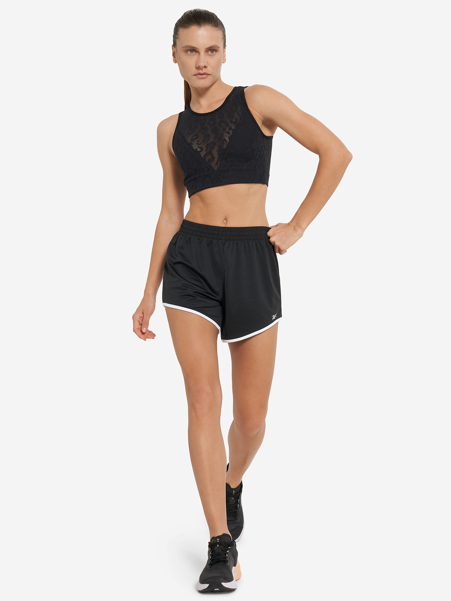 фото Шорты женские reebok, черный