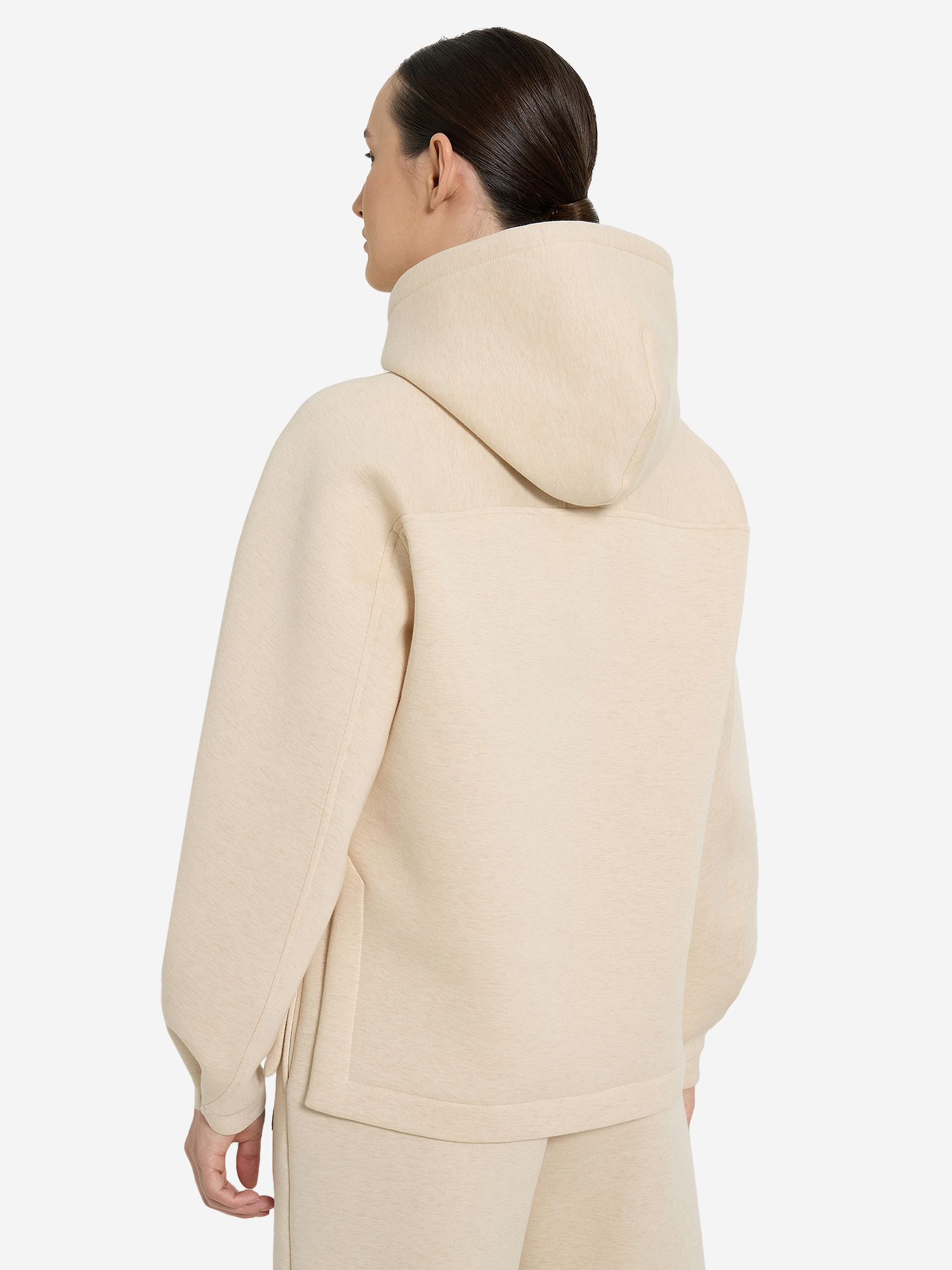 фото Худи женское the north face relaxed, бежевый