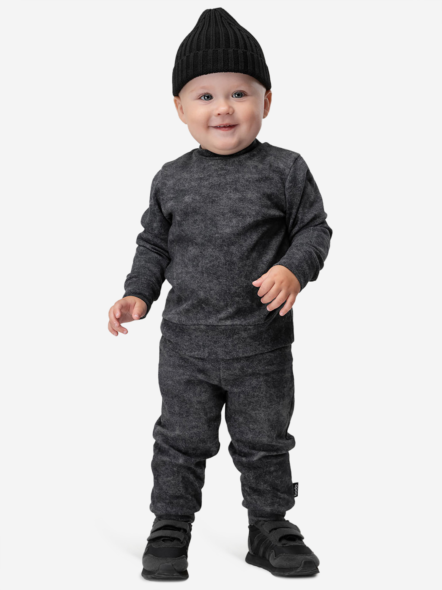 Изображение товара Костюм для мальчиков bodo графит/черный всесезонный активный отдых