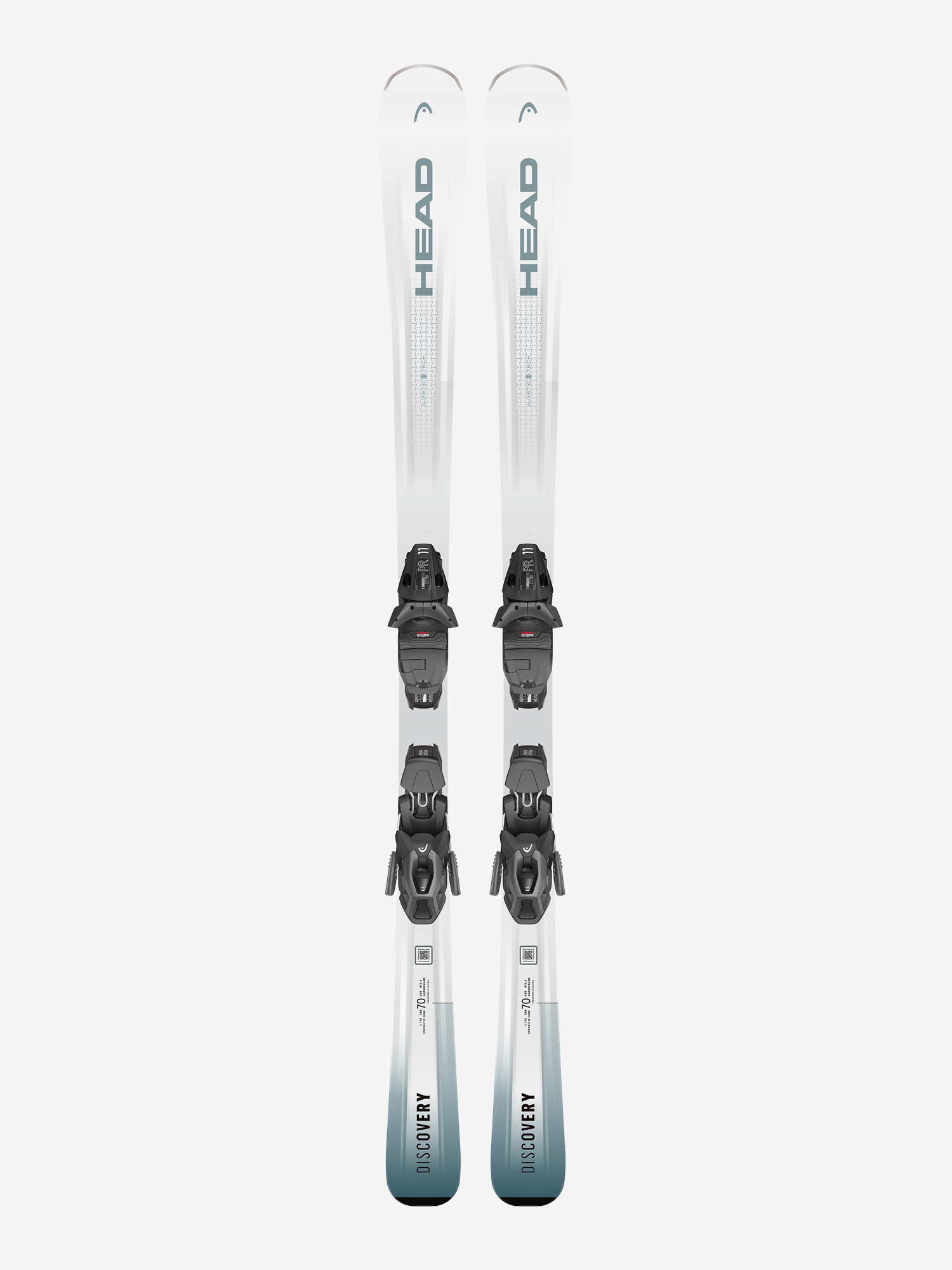 Горные лыжи Head Discovery 70 + крепления PR 11 GW Brake 85, Белый