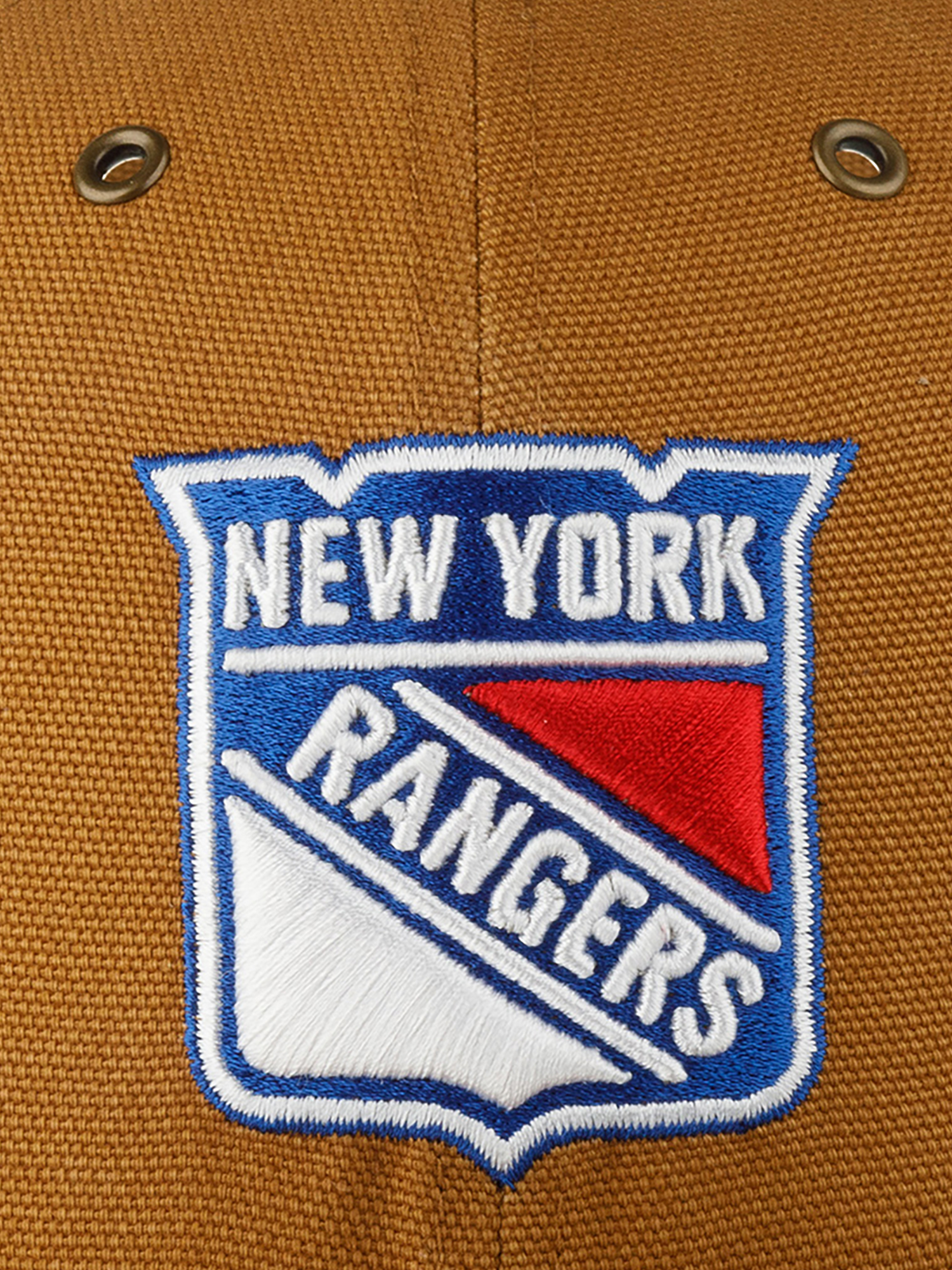 Бейсболка 47 BRAND Carhartt collab New York Rangers NHL (коричневый), Коричневый 36-639XDOX403-15, размер Без размера - фото 5