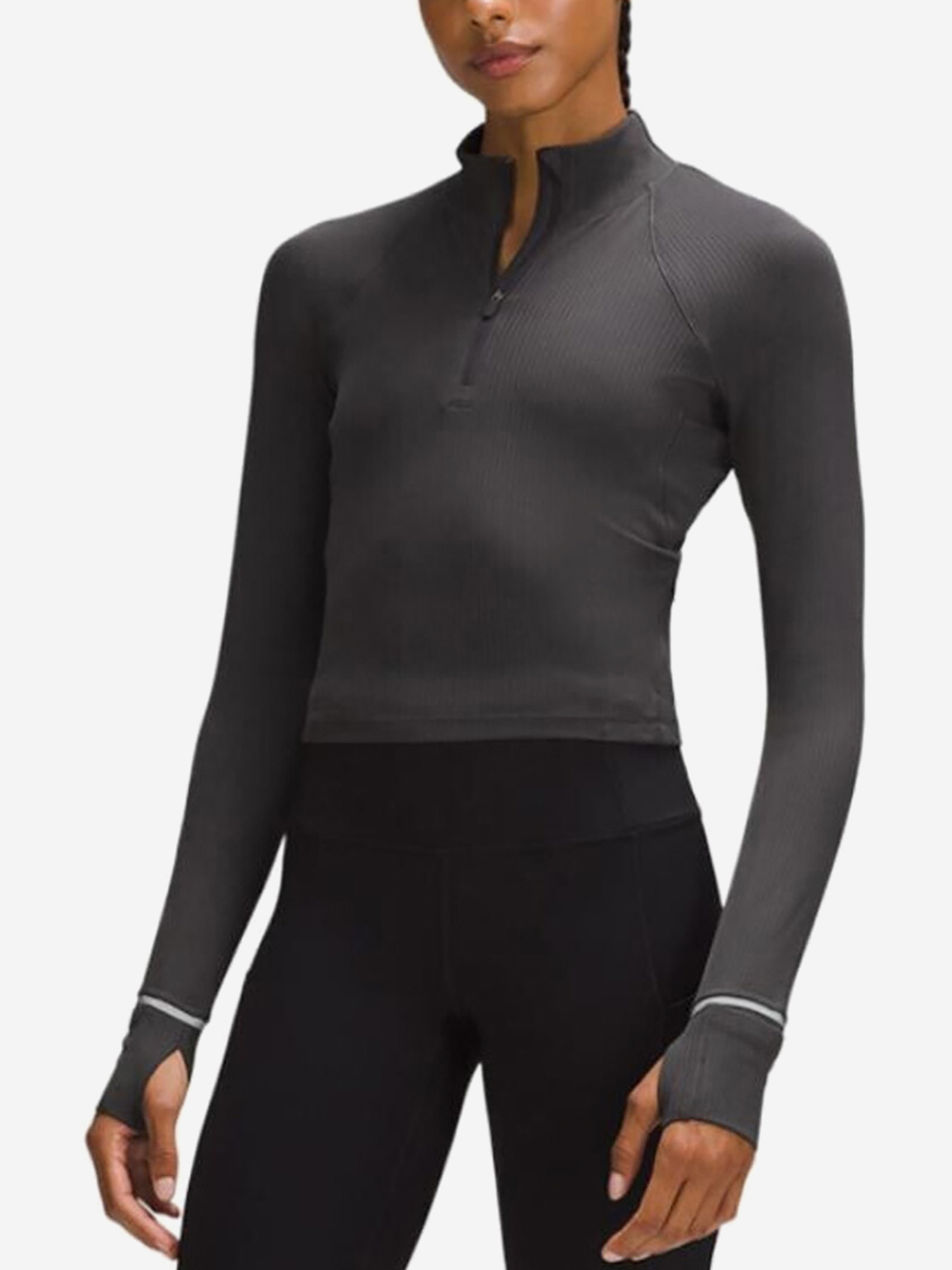 Изображение товара Кроп топ для фитнеса Lululemon, Серый