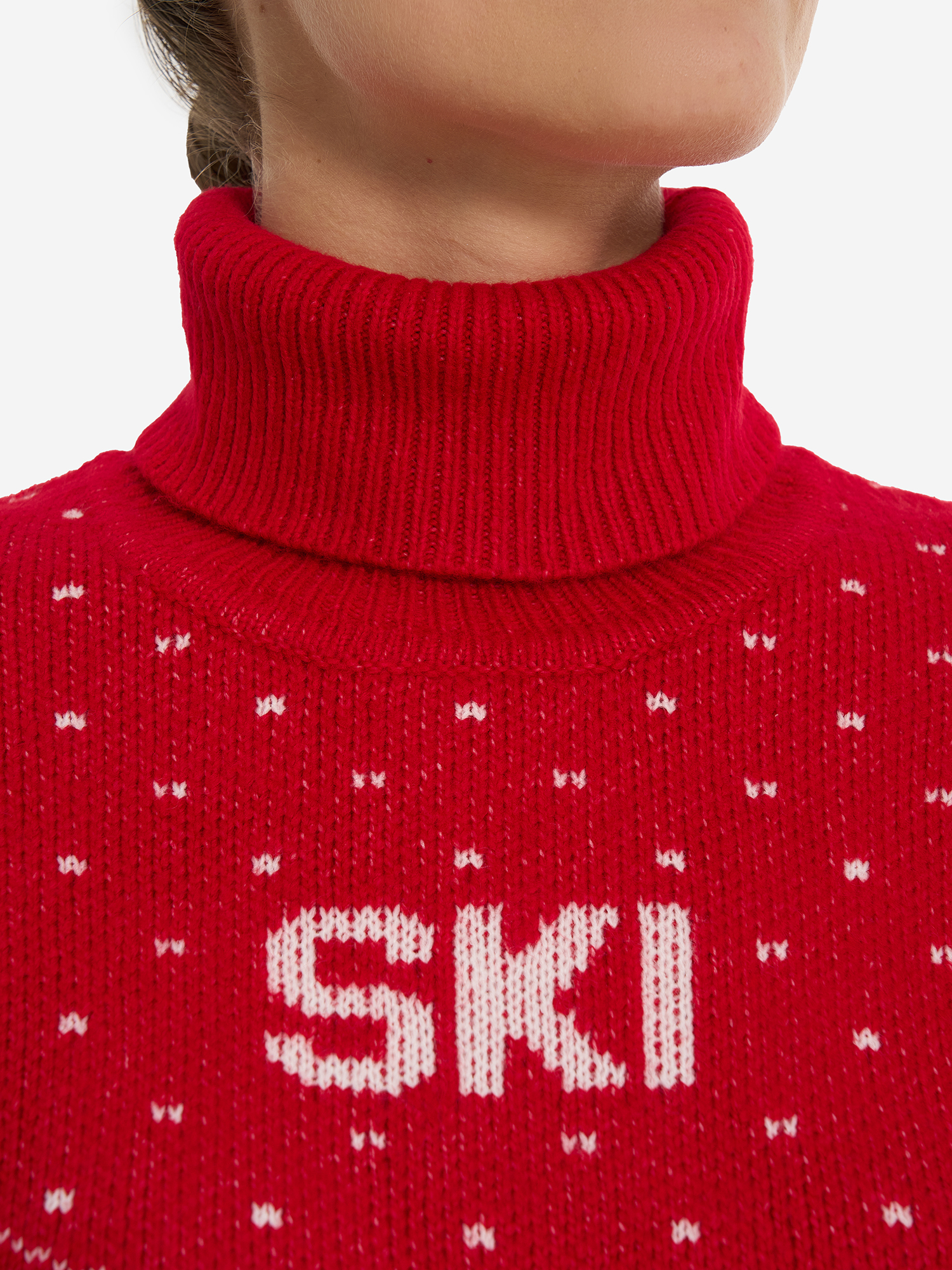 фото Свитер женский glissade, красный