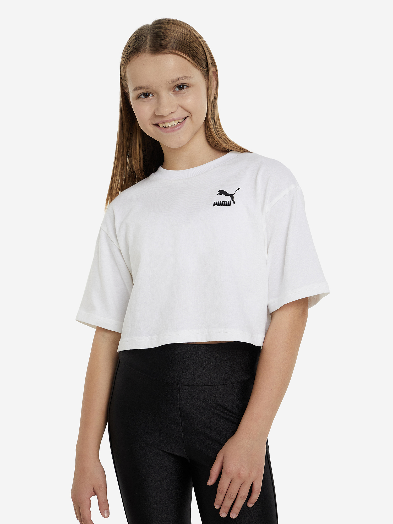 

Футболка для девочек PUMA Classics, Белый