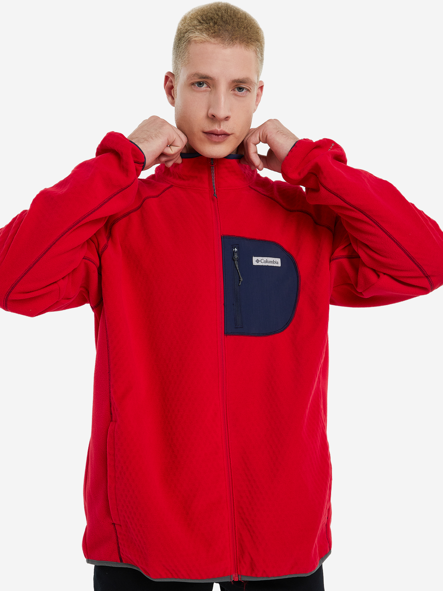 

Джемпер флисовый мужской Columbia Outdoor Tracks Full Zip, Красный