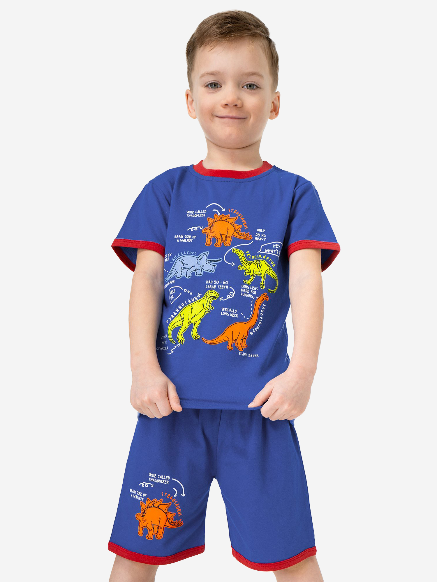 

Костюм для мальчиков с шортами Bonito kids, Синий