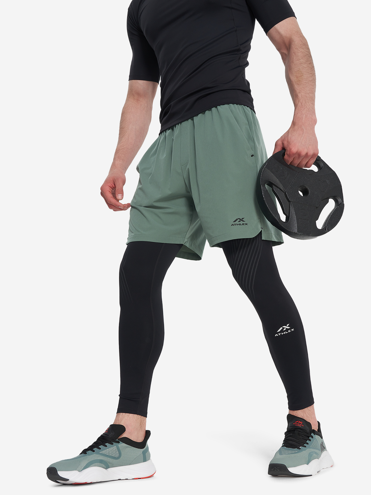 Шорты мужские Athlex, зеленый, арт. 125999a31-g3