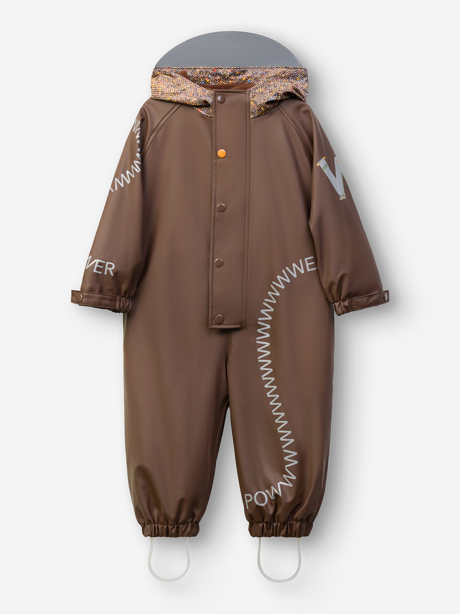 Изображение товара Непромокаемый комбинезон детский Happy Baby, Темно-коричневый