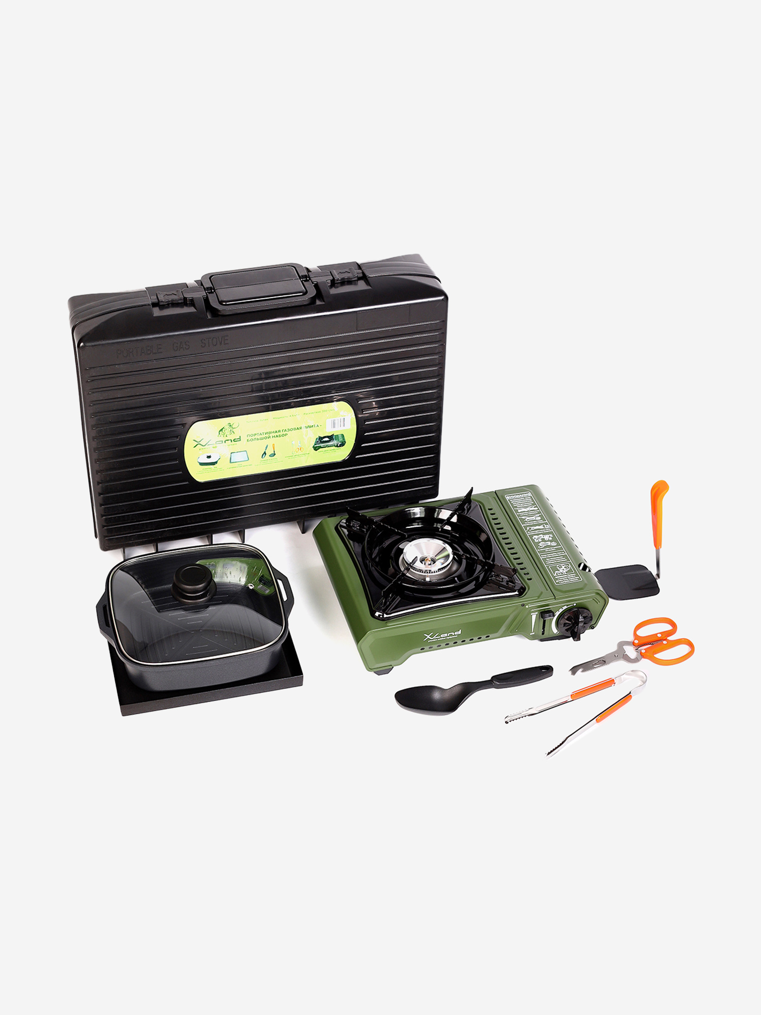 

Печь XLand MEGA KIT камуфляж зеленый 602, Зеленый