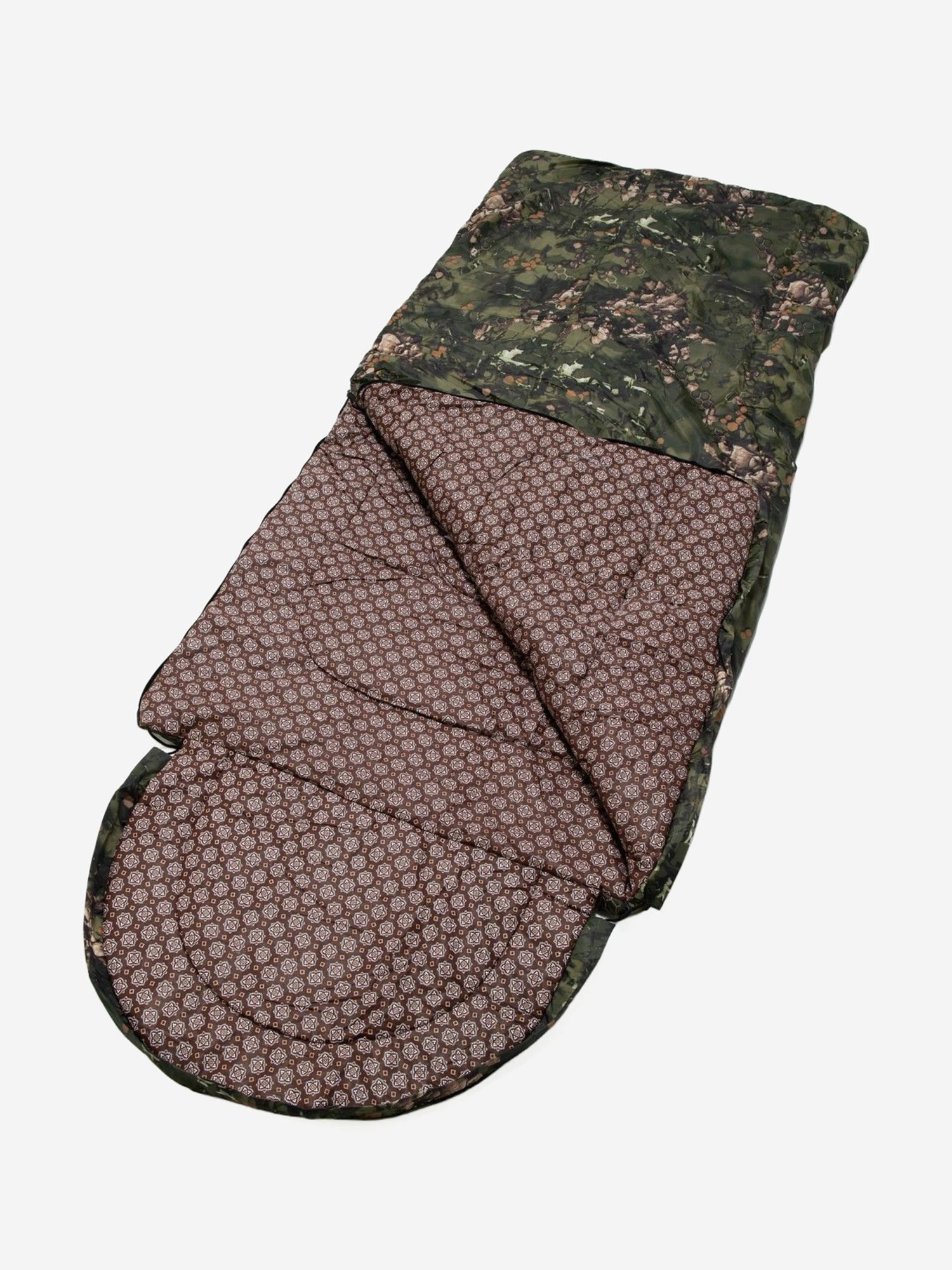 Изображение товара Зимний утеплённый спальный мешок Huntsman Аляска с подголовником для охоты и рыбалки