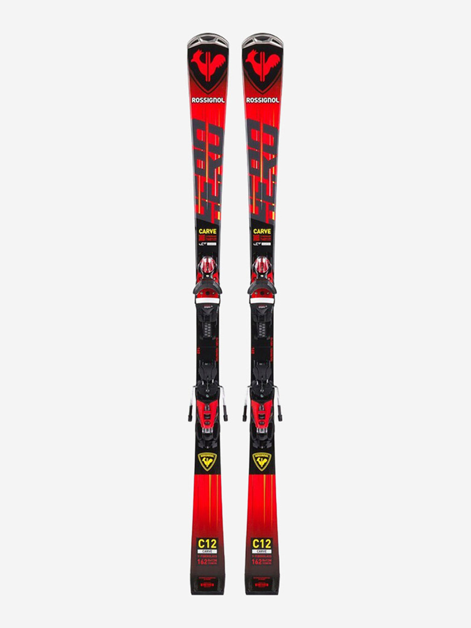 

Горные лыжи с креплениями Rossignol Hero Carve Konect + NX 12 Konect GW 22/23, Красный