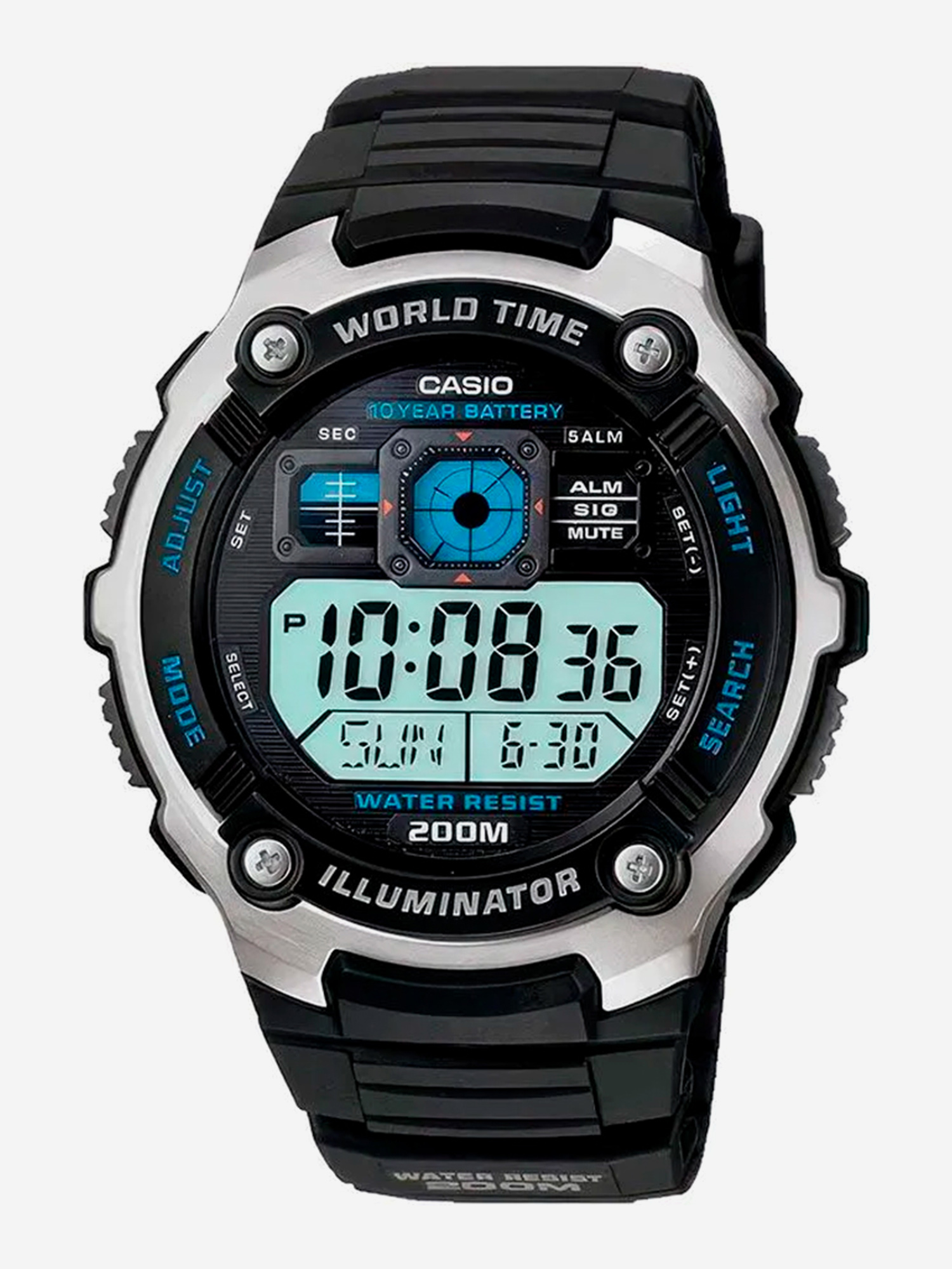 

Наручные часы Casio AE-2000W-1A, Черный