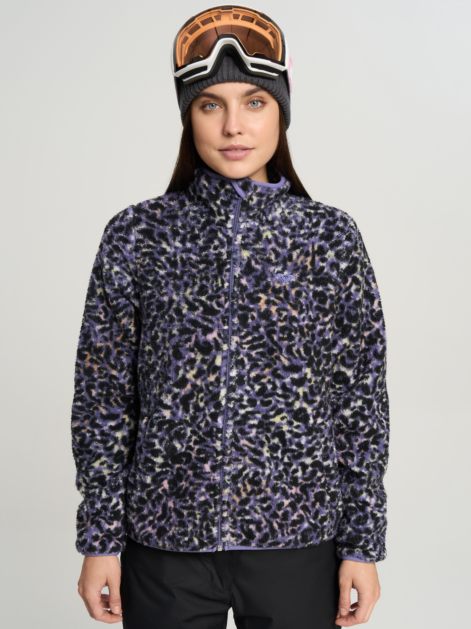 Джемпер флисовый женский Roxy Waves Of Warmth, Мультицвет