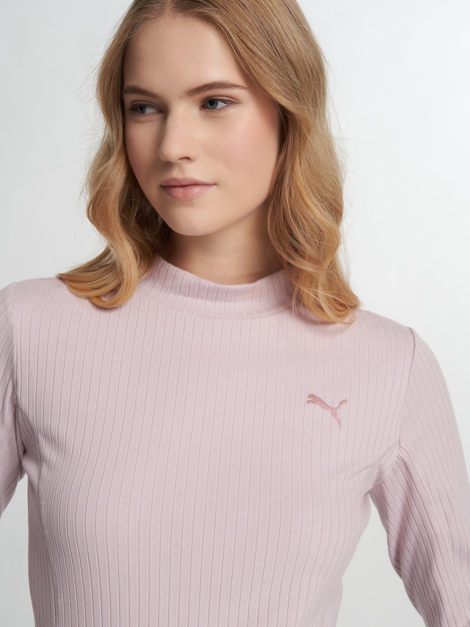 Лонгслив женский PUMA, Розовый 5