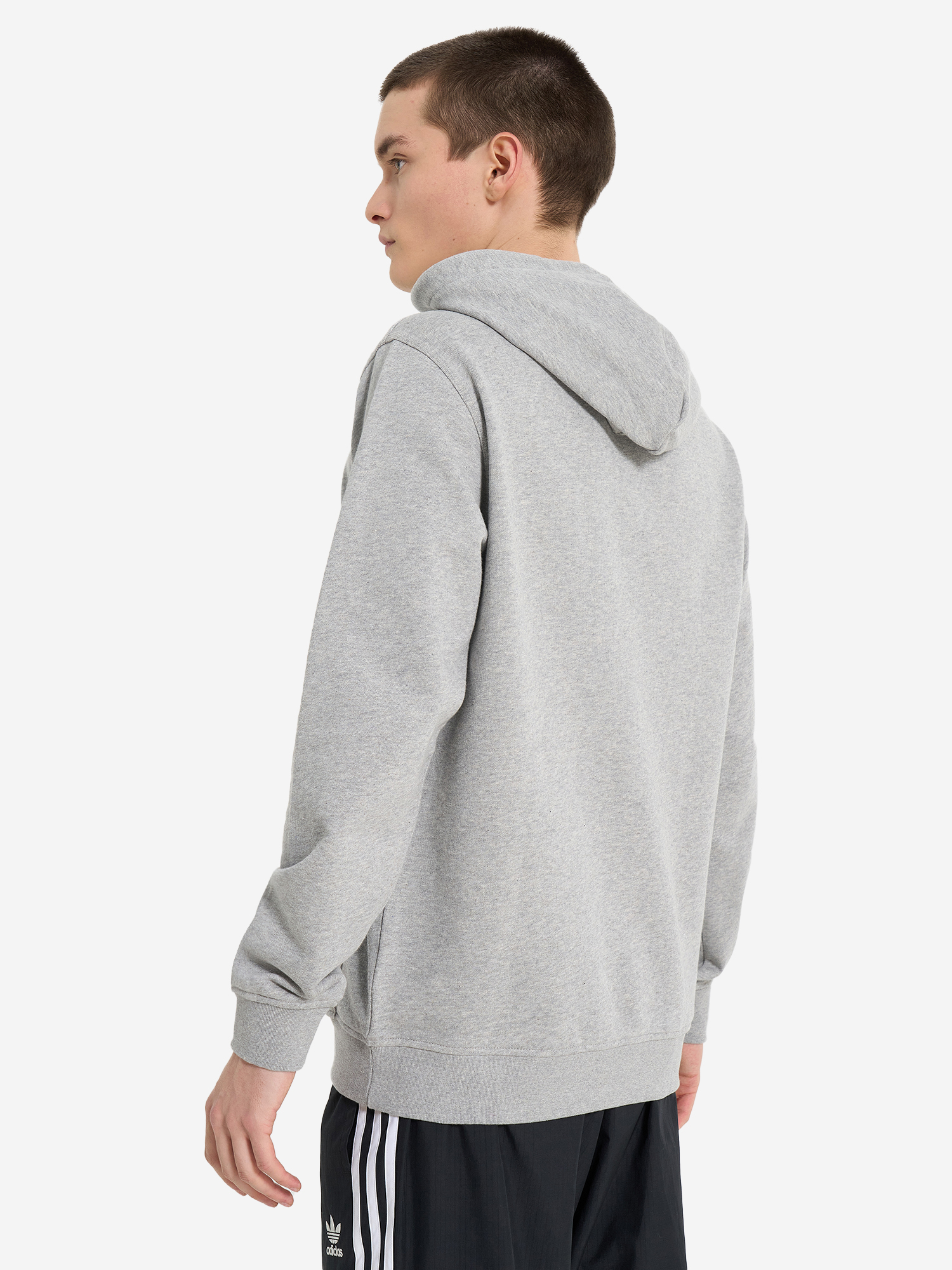 фото Худи мужское adidas, серый