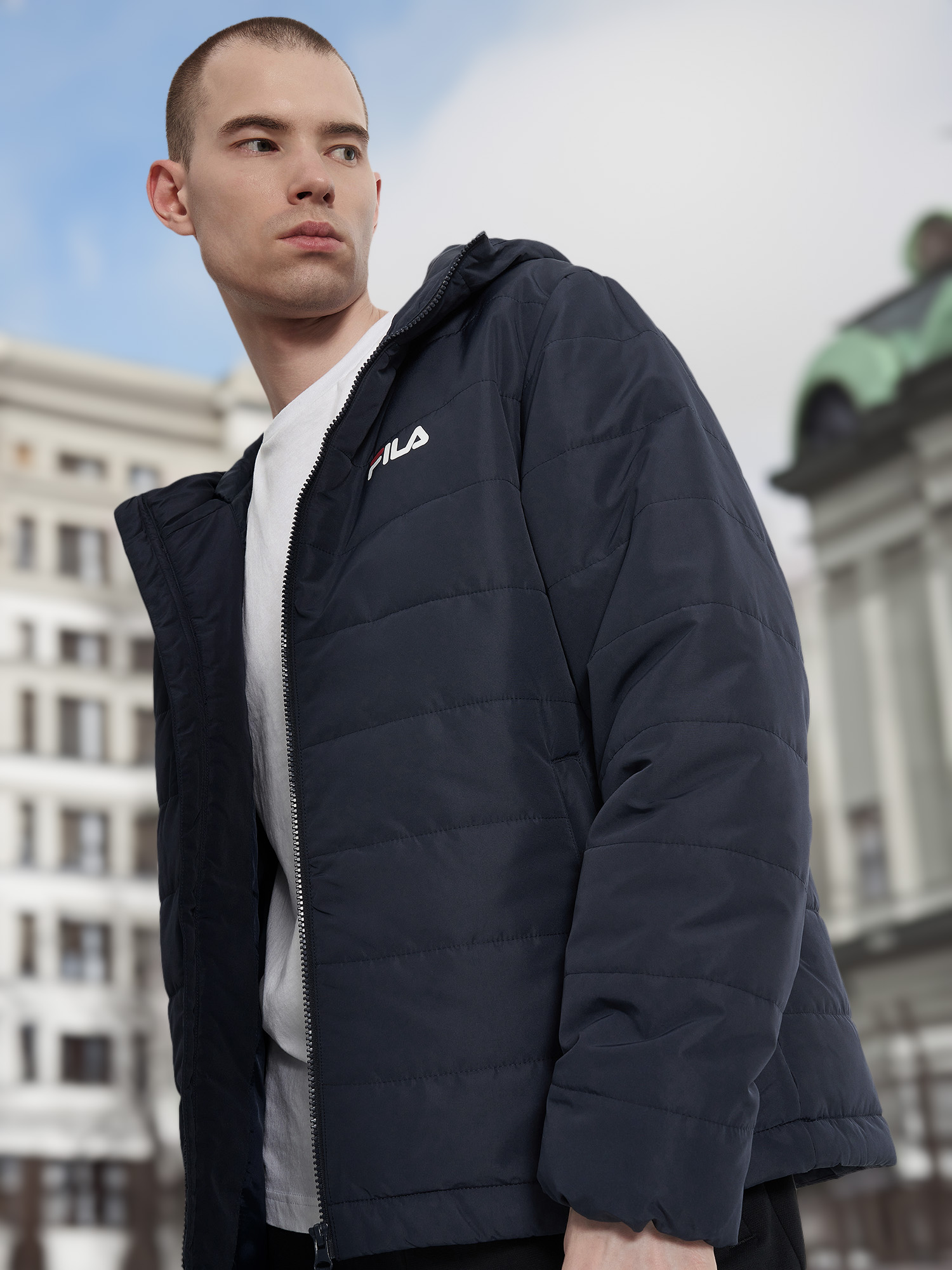 

Куртка утепленная мужская FILA Essentials, Синий