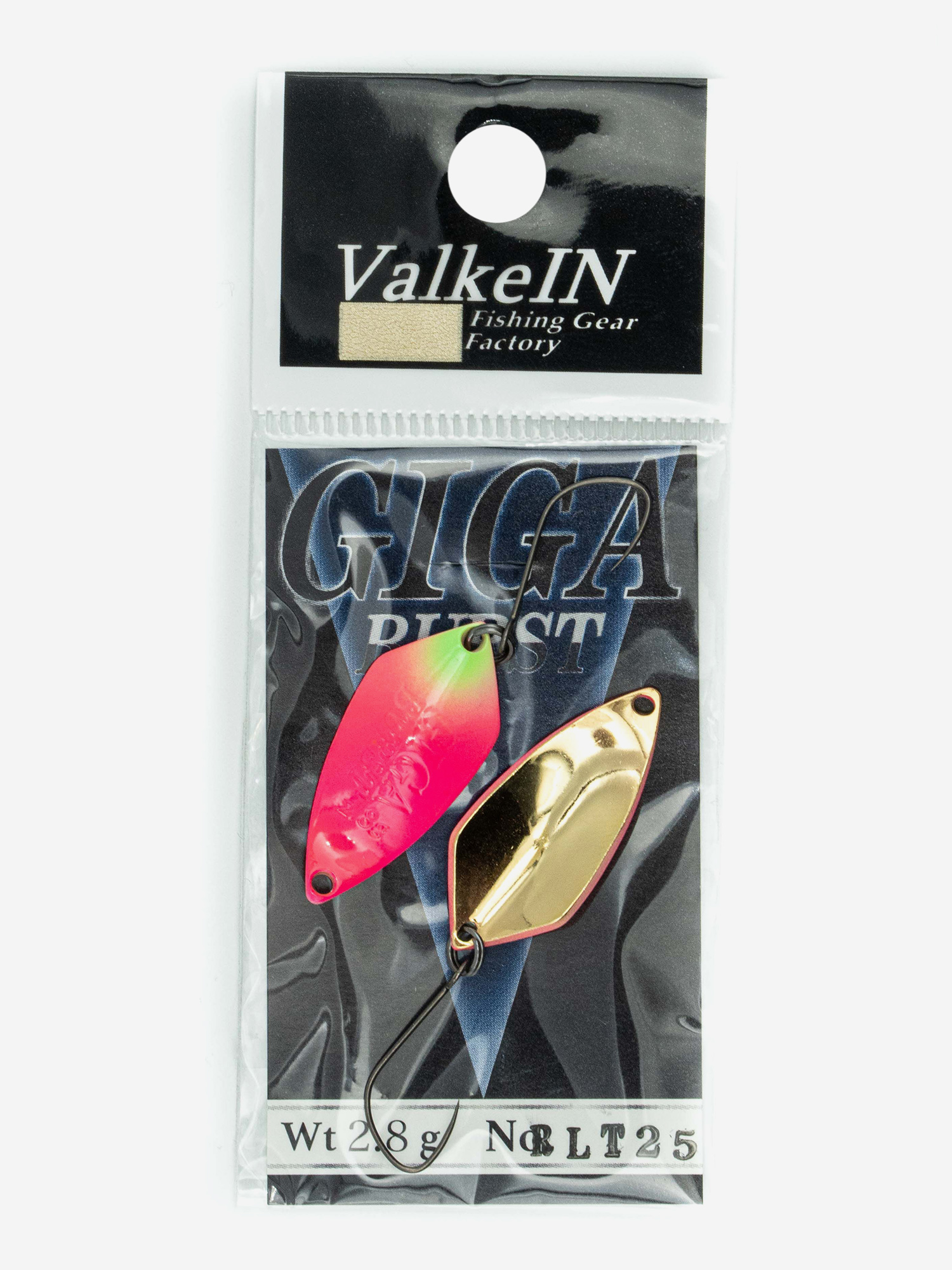 

Блесна VALKEIN GIGA BURST 2.8гр цвет RLT25 Hot Pink, Мультицвет