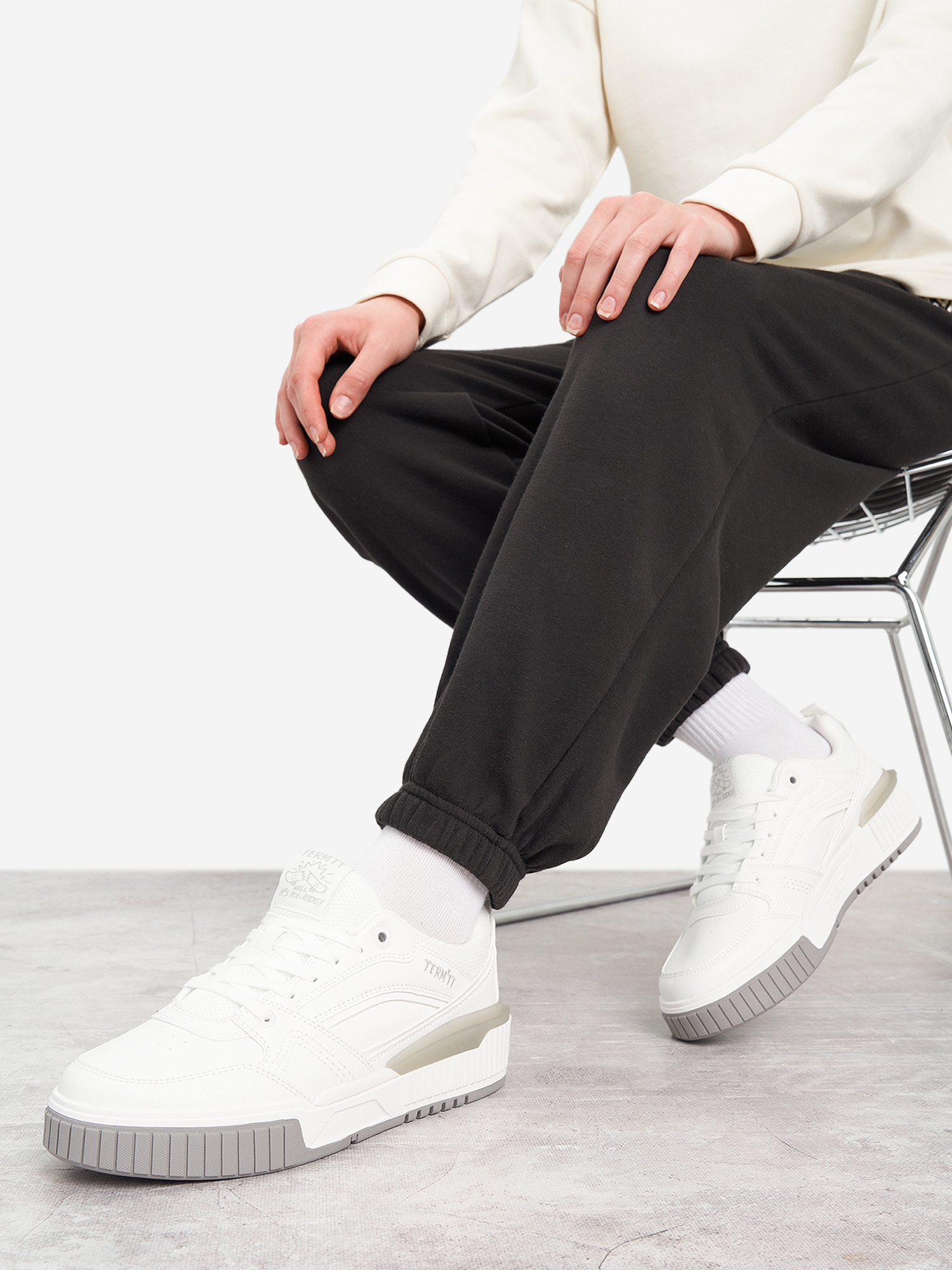 Изображение товара Кеды женские Termit Savage V, Белый/серый