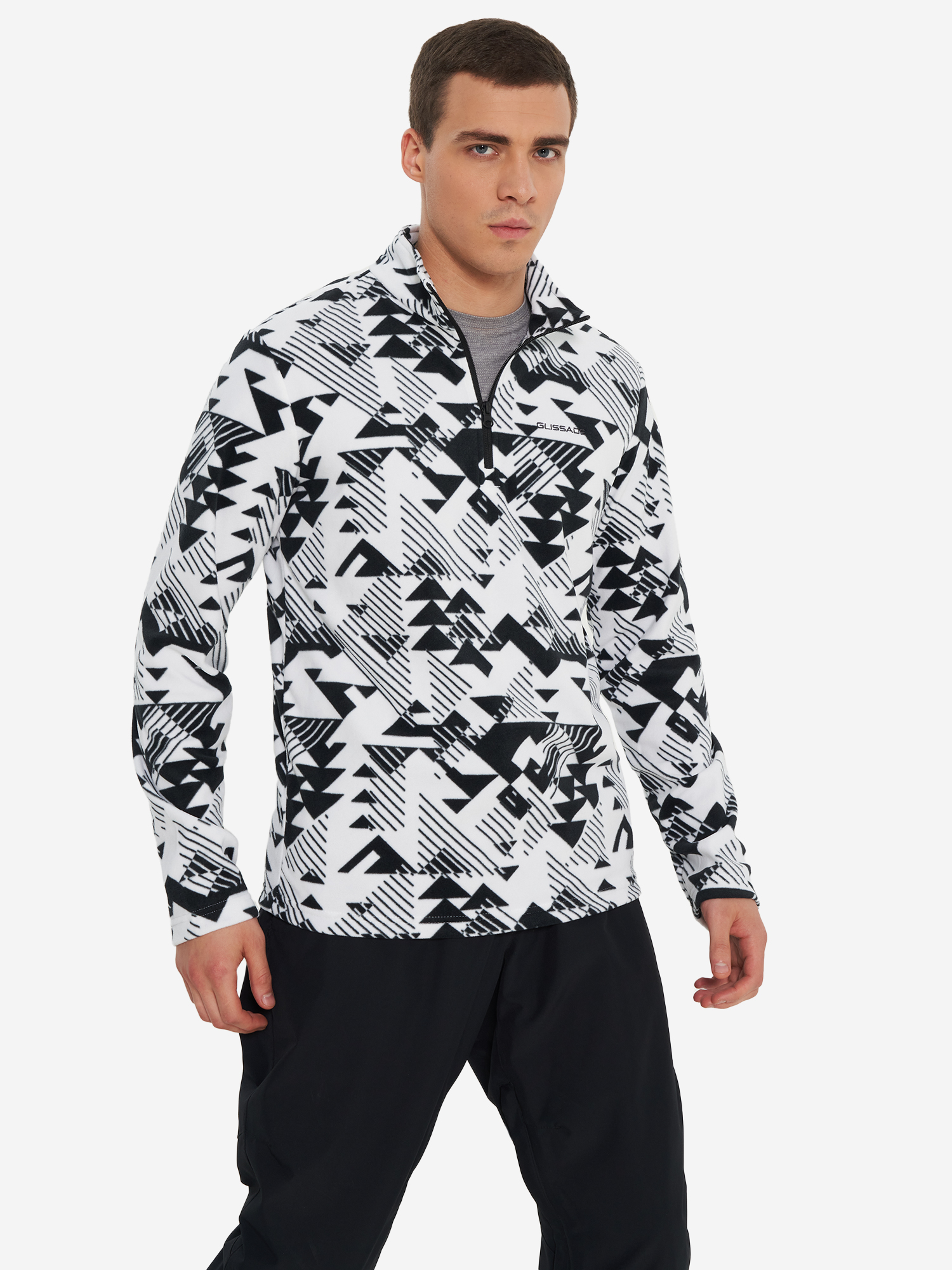 

Джемпер флисовый мужской Glissade, Белый