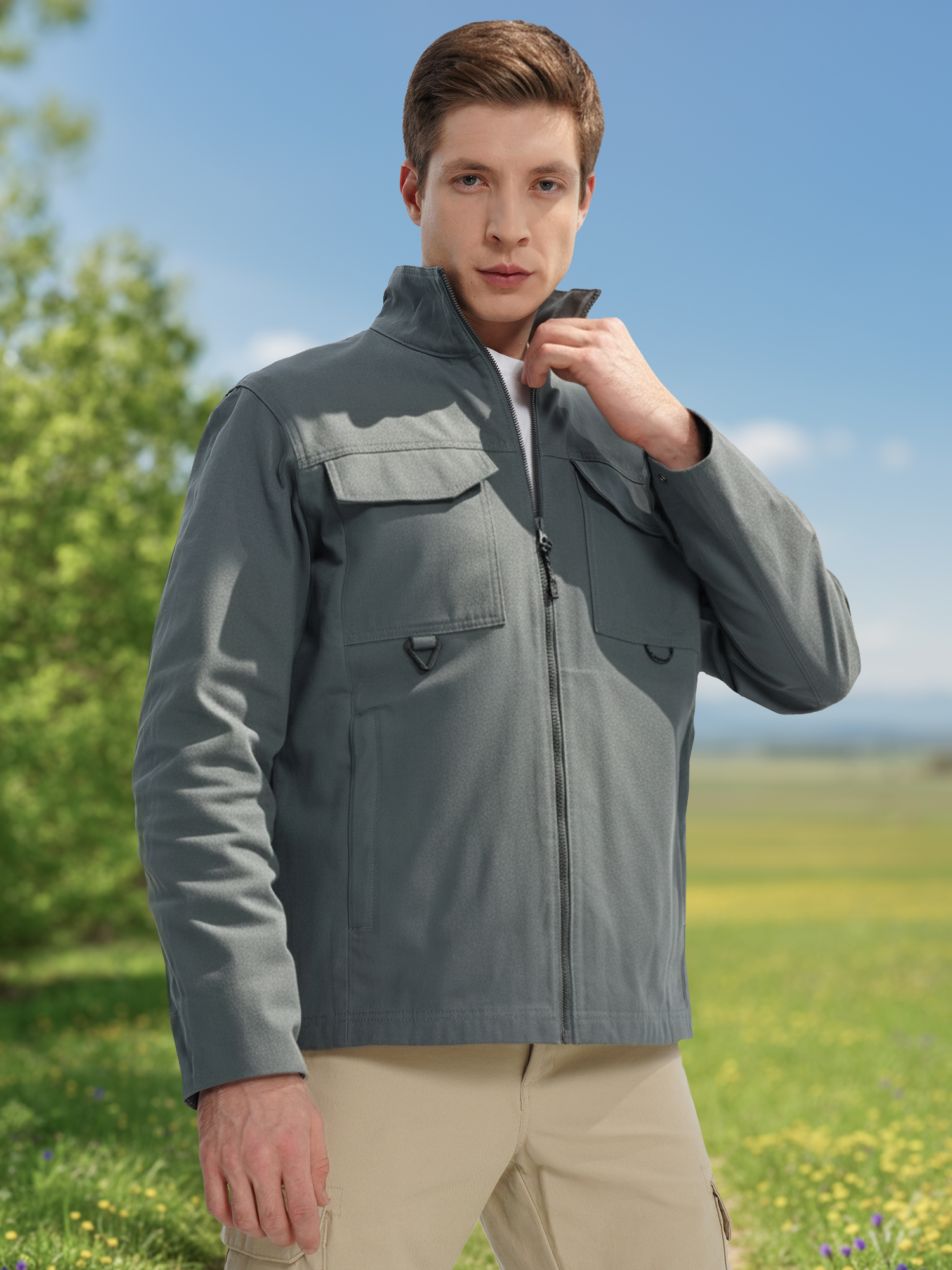 

Легкая куртка мужская Northland, Серый