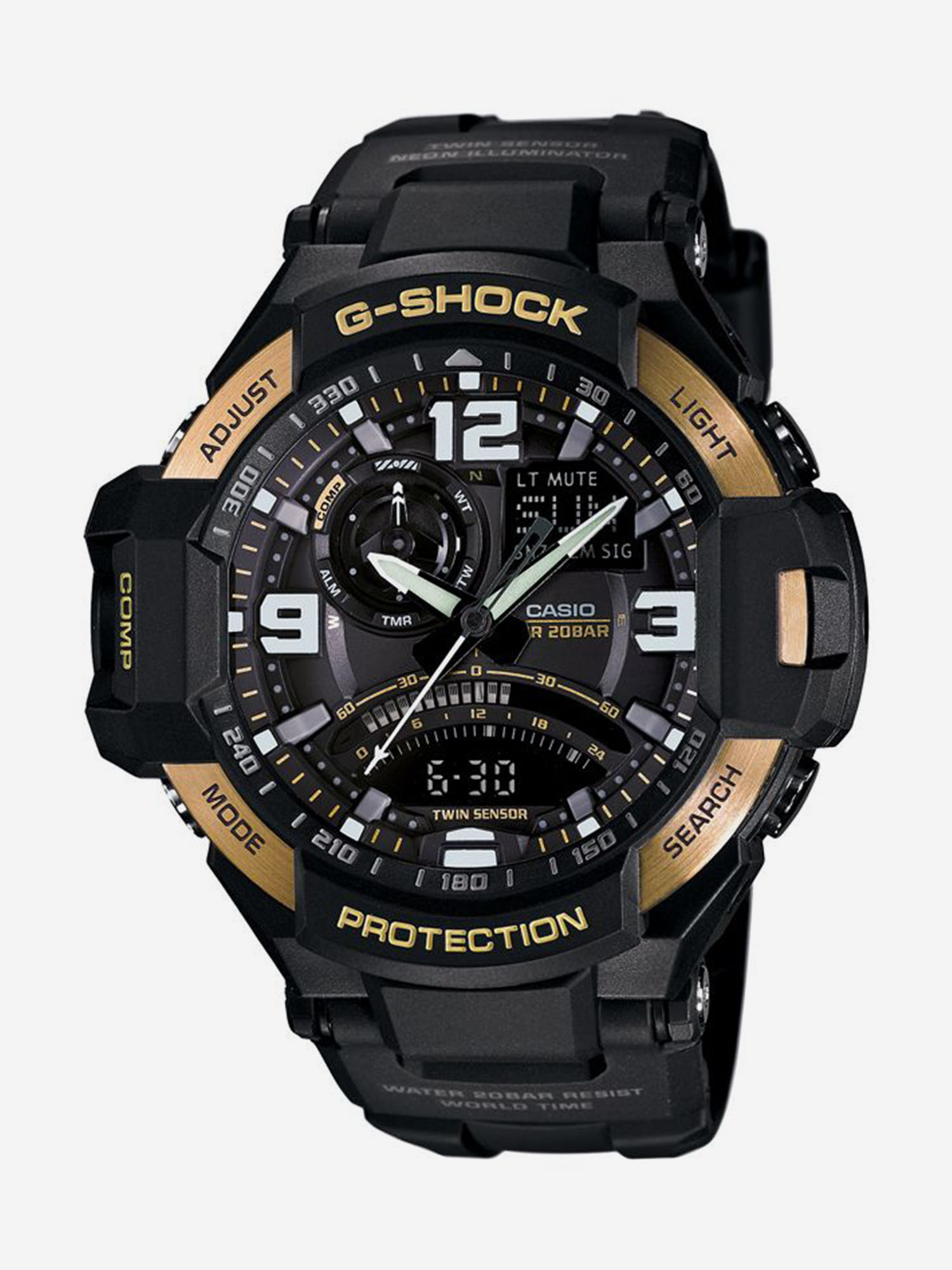 

Спортивные часы Casio GA-1000-1B, Черный