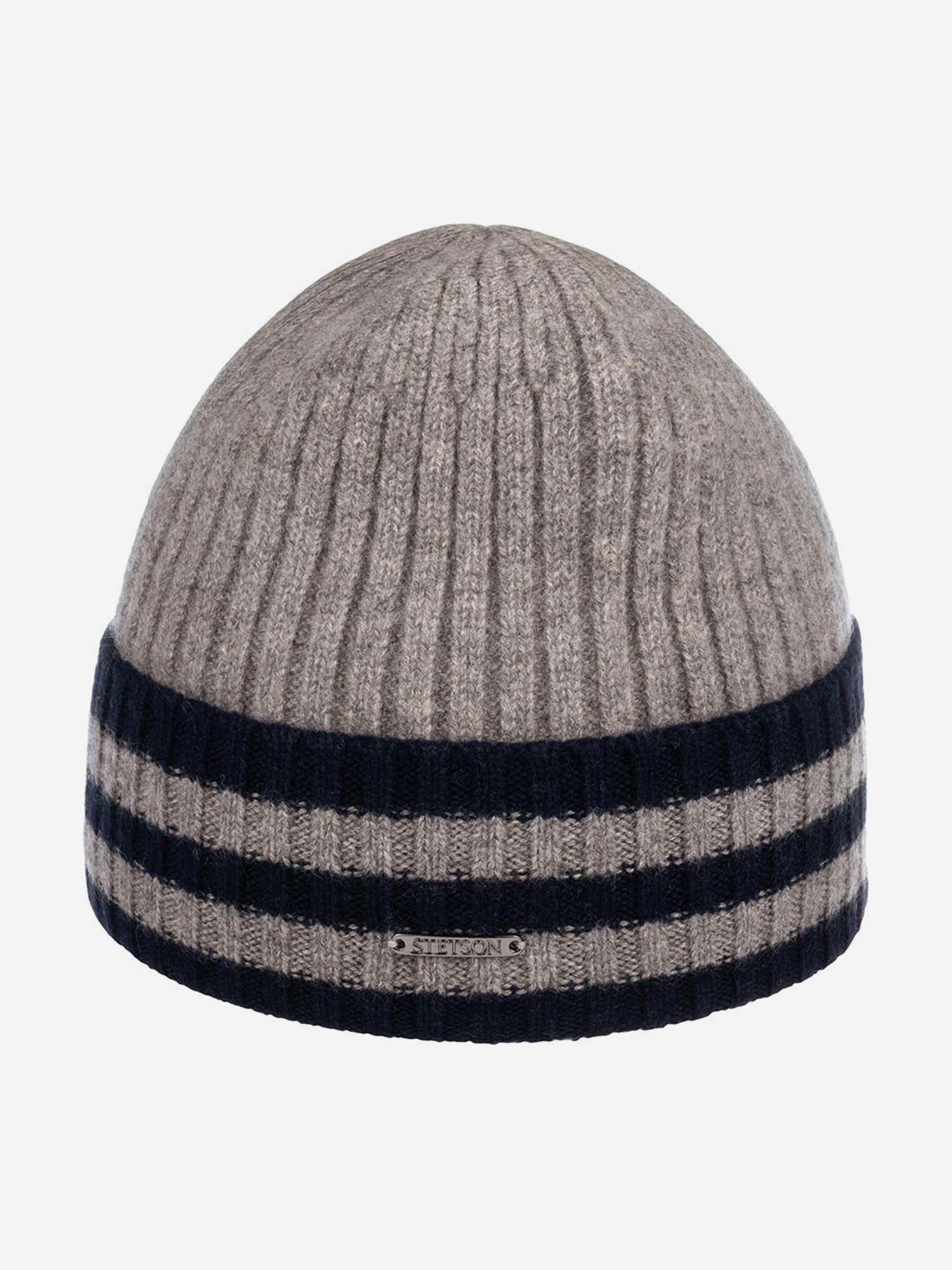 Шапка с отворотом STETSON 8599212 BEANIE CASHMERE (серый), Серый 02-620XDOXS9Z-10, размер Без размера - фото 3