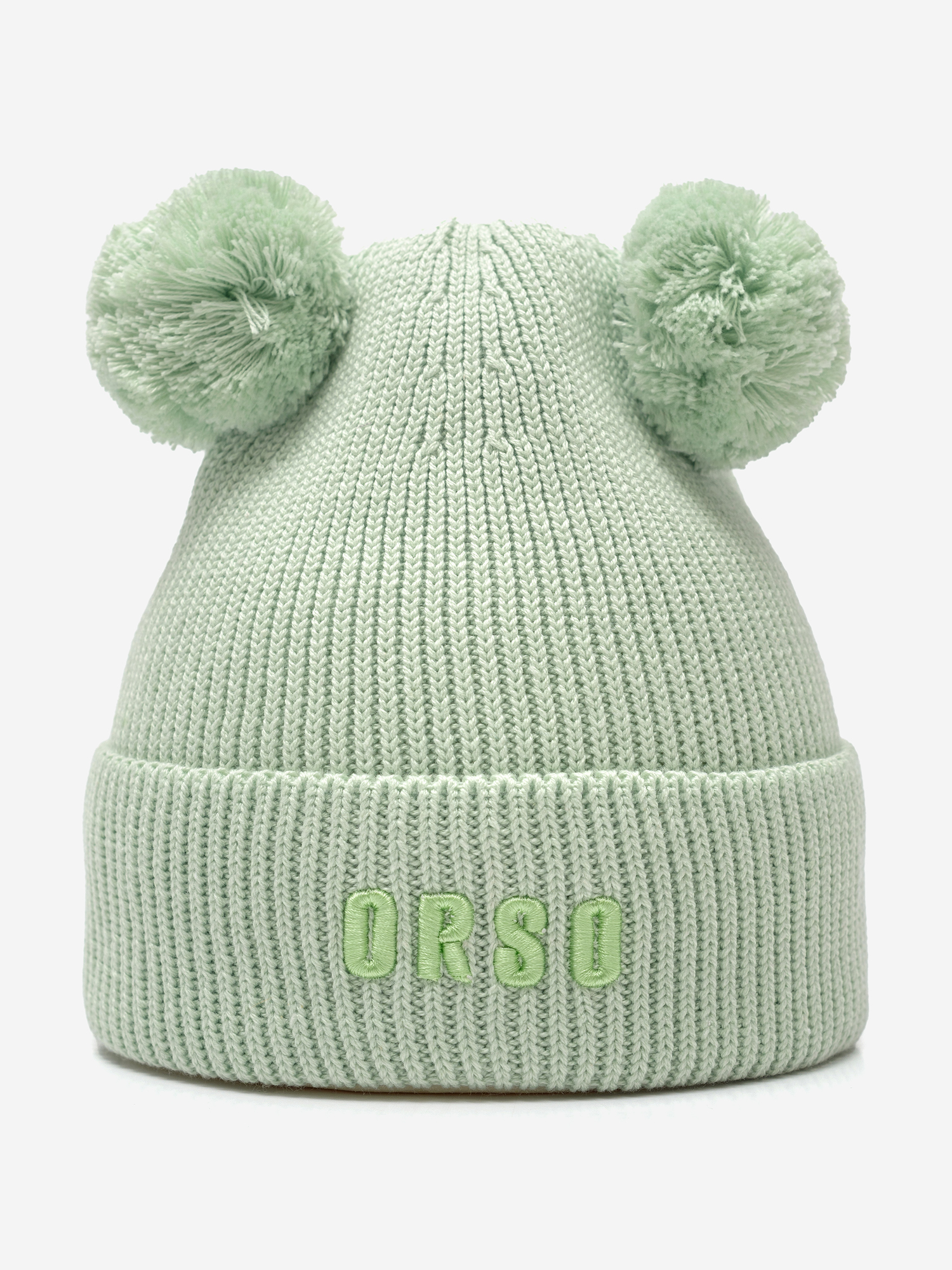 

Шапка демисезонная для девочки ORSO BIANCO, Зеленый