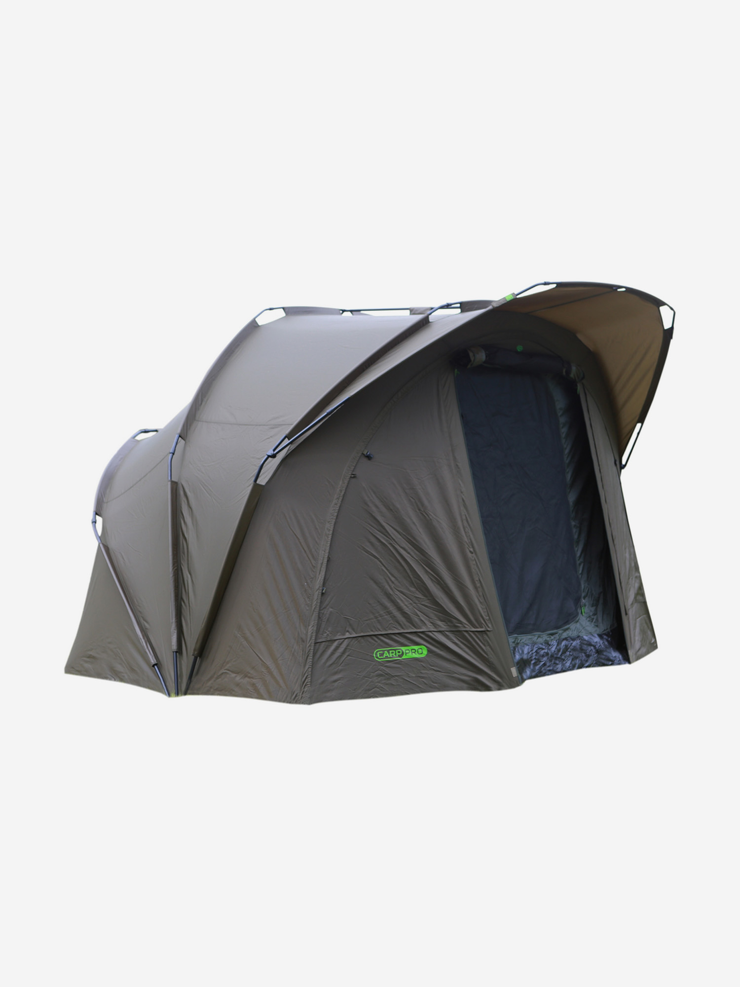 

Палатка карповая CARP PRO 2-х местная Diamond с внутренней капсулой 280x315x190см 10000мм, Зеленый
