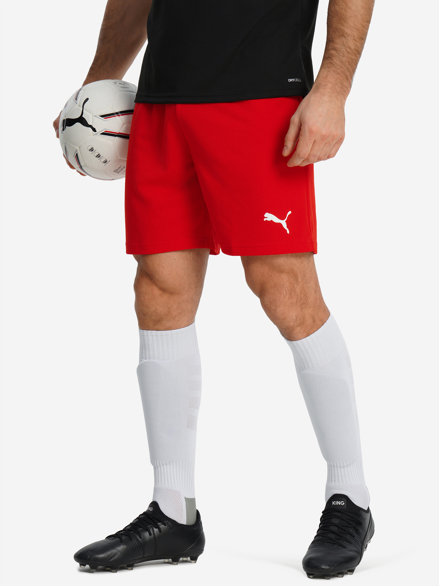 Шорты Puma Teamrise, красный, арт. 34087