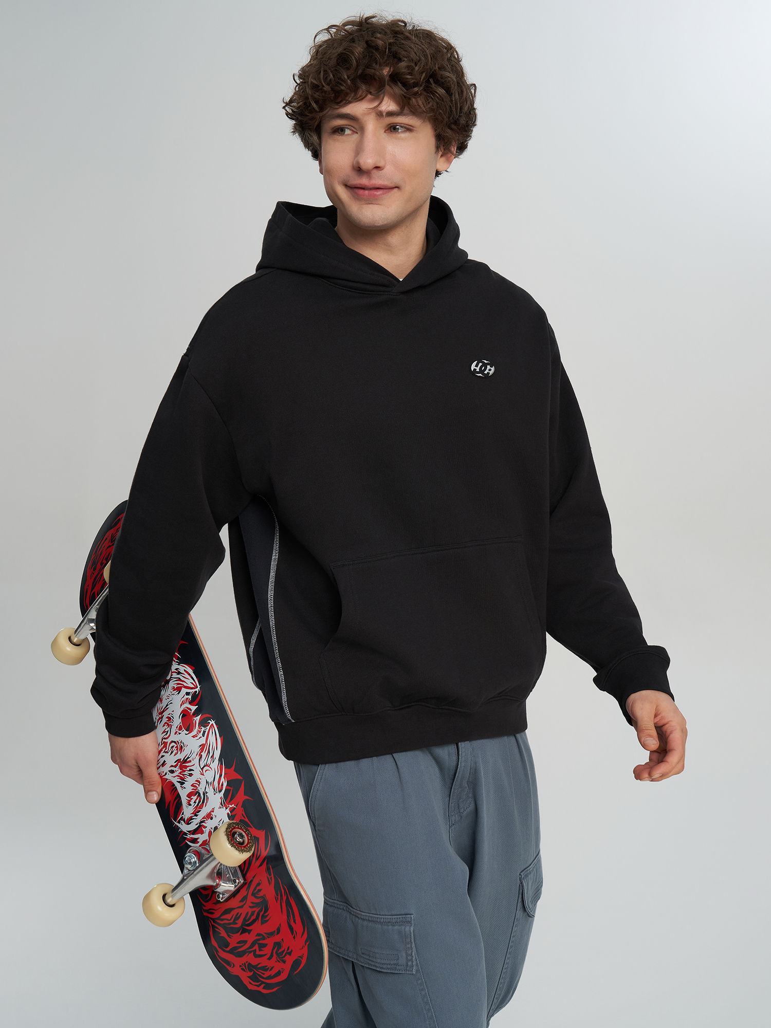 

Худи мужское DC Shoes Flow Down, Черный