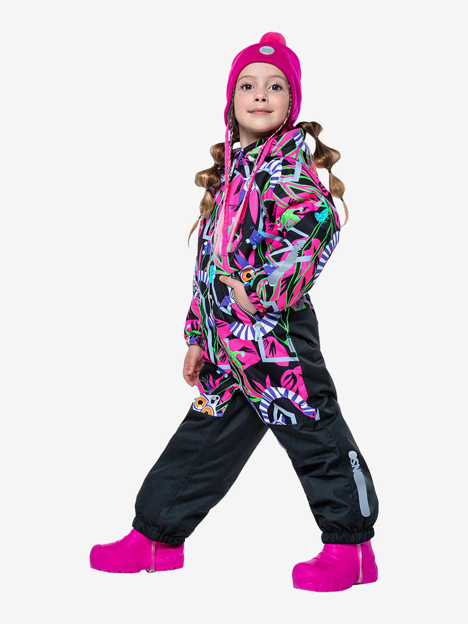 

Комбинезон демисезонный для девочки NIKASTYLE, Розовый
