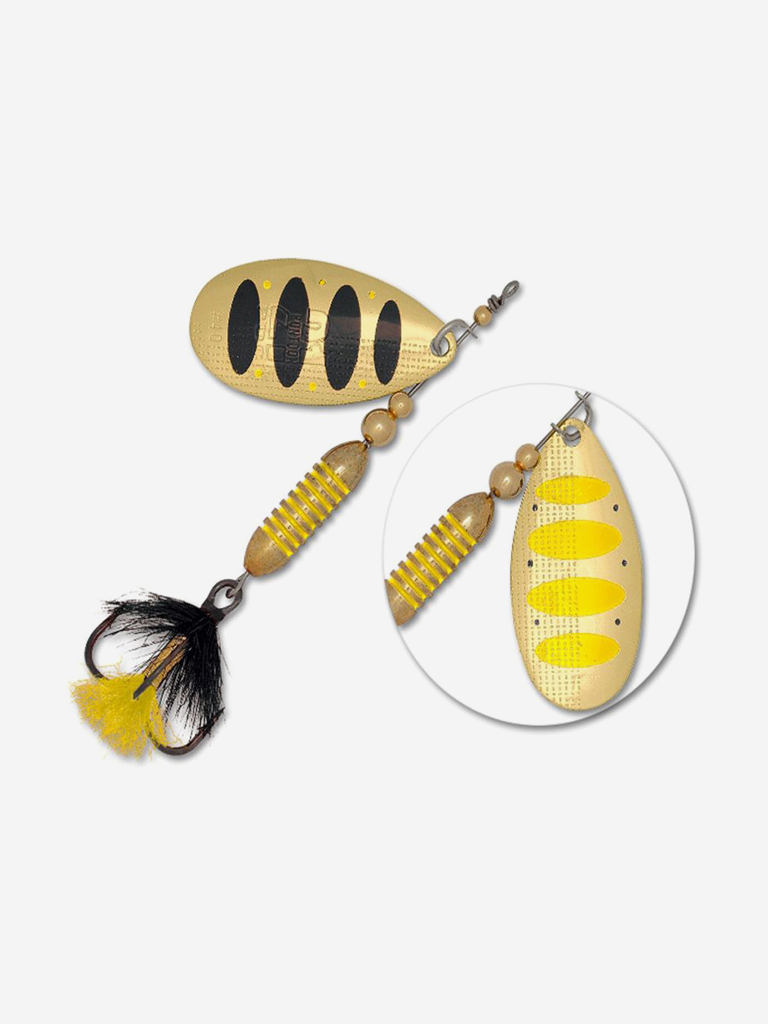 Изображение товара Блесна вертушка Pontoon21 AV Type A, #1.0, PD41-081, вес(гр) 4,3, Желтый