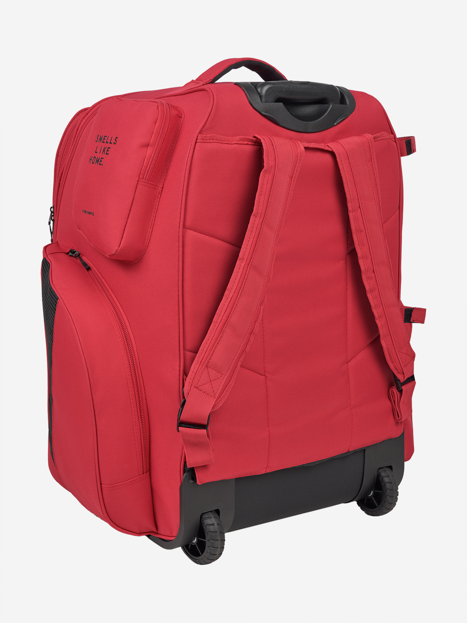 фото Баул-рюкзак хоккейный с колесами fischer player backpack 18", красный