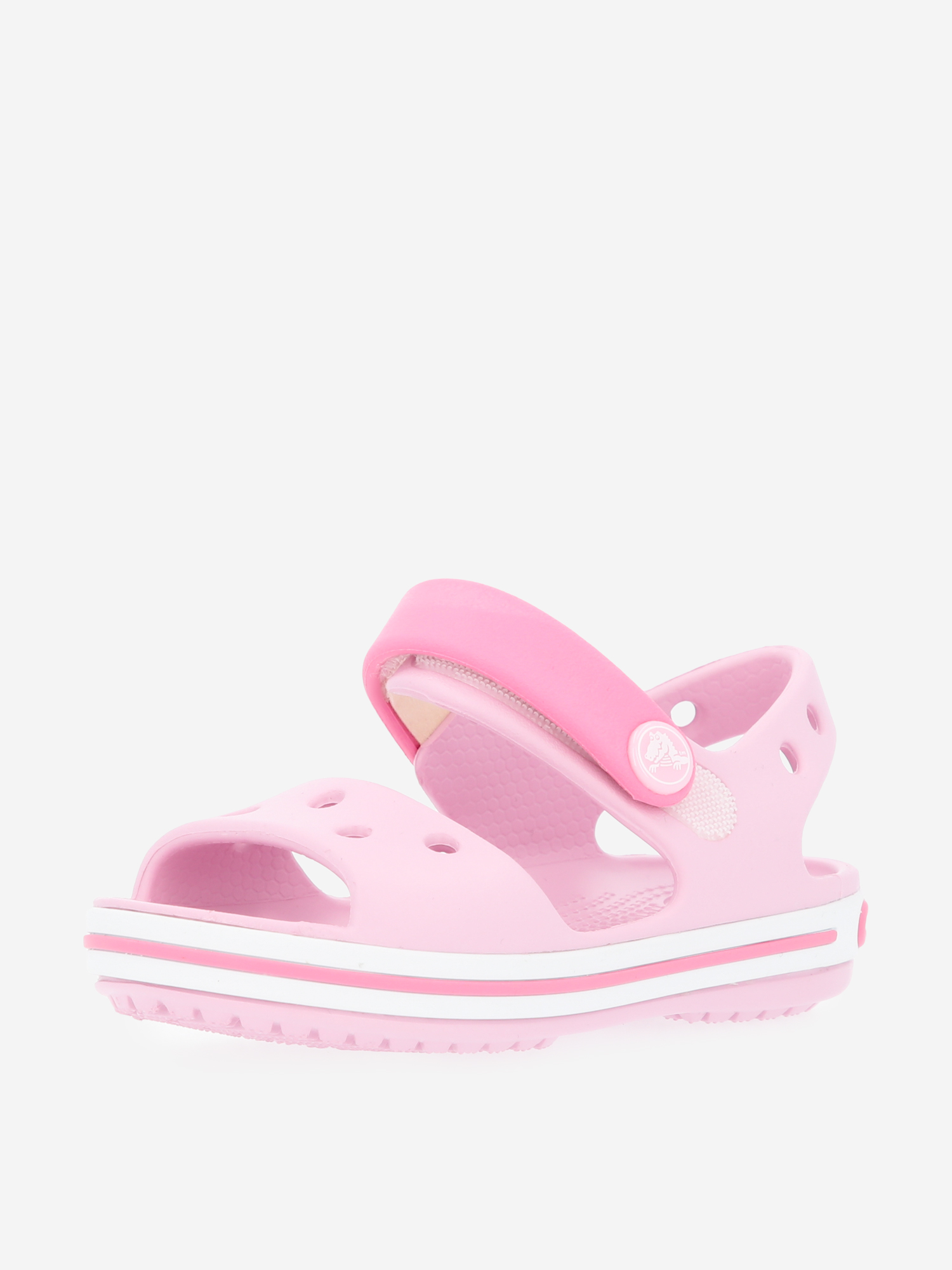 Сандалии детские Crocs Crocband Sandal Kids, Розовый 12856C1G-6GD, размер 33-34 - фото 2